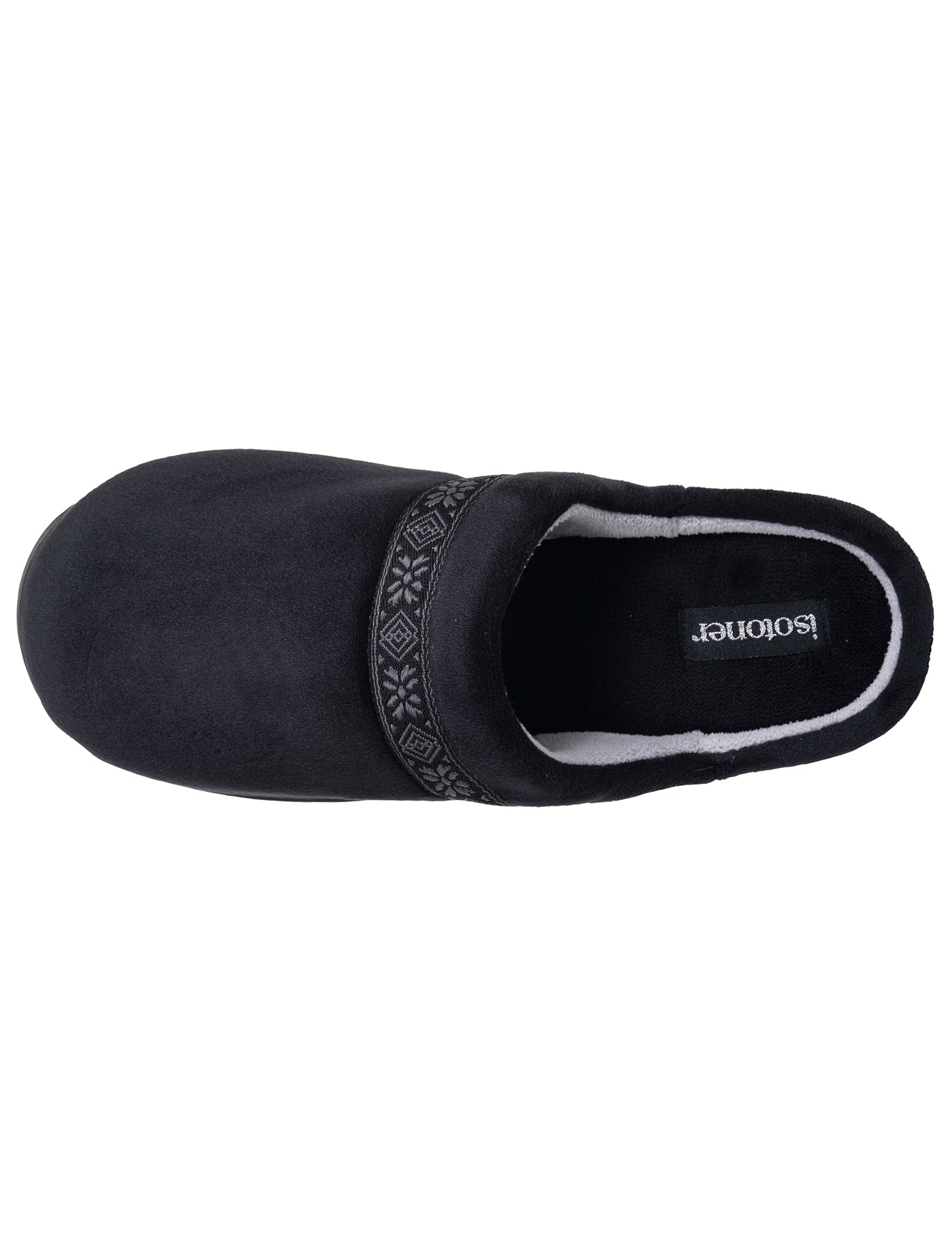 isotoner-chaussons-mules-femme-talon-3-7-cm-noir image 7