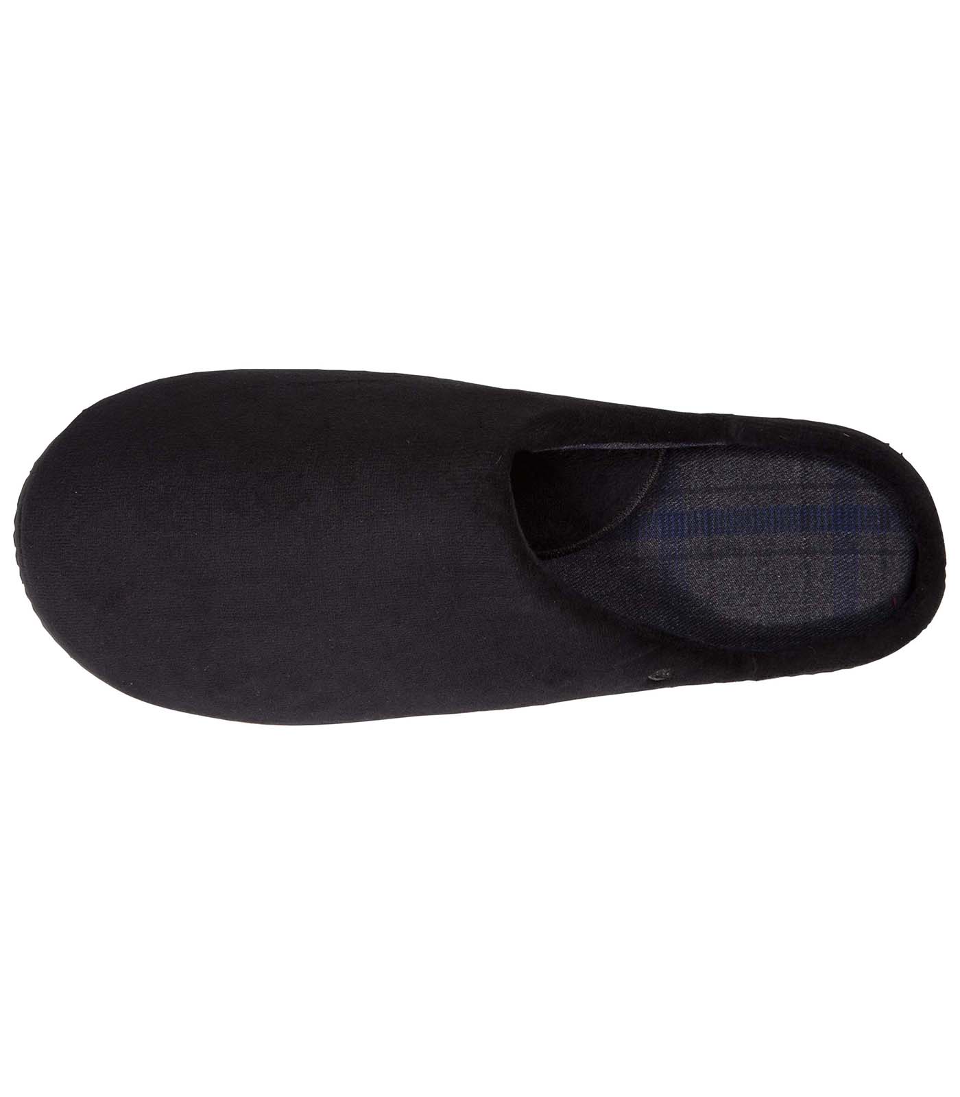 isotoner-chaussons-mules-homme-noir-coton-bio-everywear image 7
