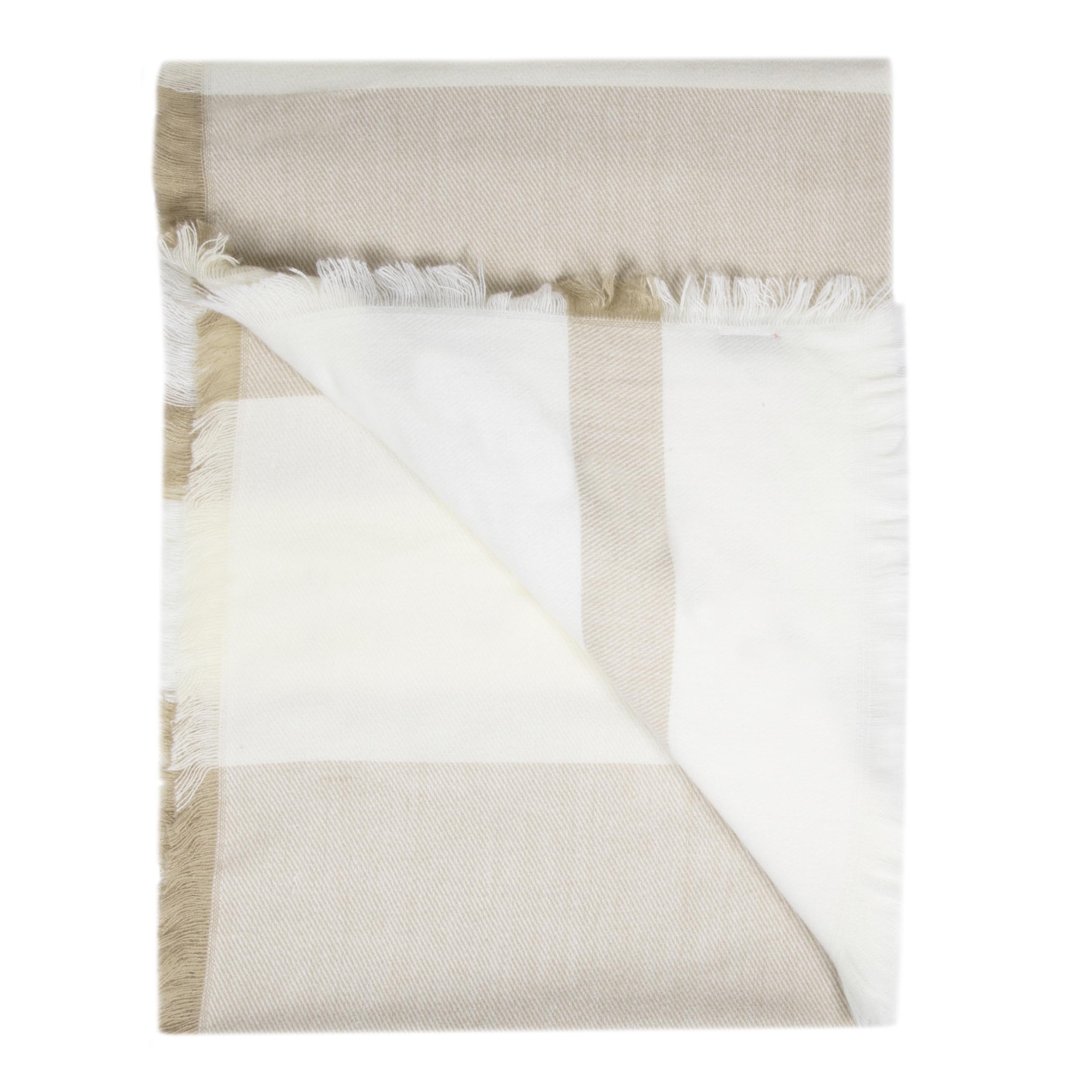 isotoner-charpe-plaid-femme-ultra-doux-cr-me-200-cm image 2