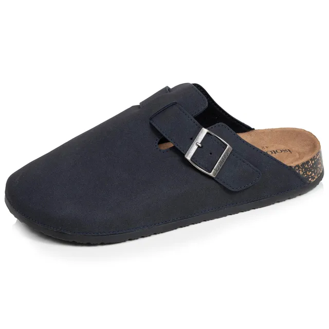isotoner-mules-sabots-homme-marine image 1