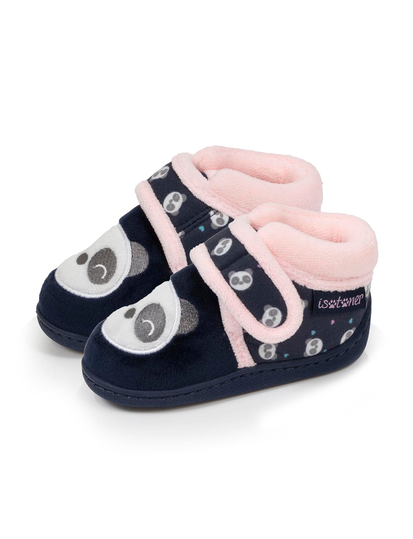 isotoner-bottillons-scratch-b-b-marine-panda-velours image 6