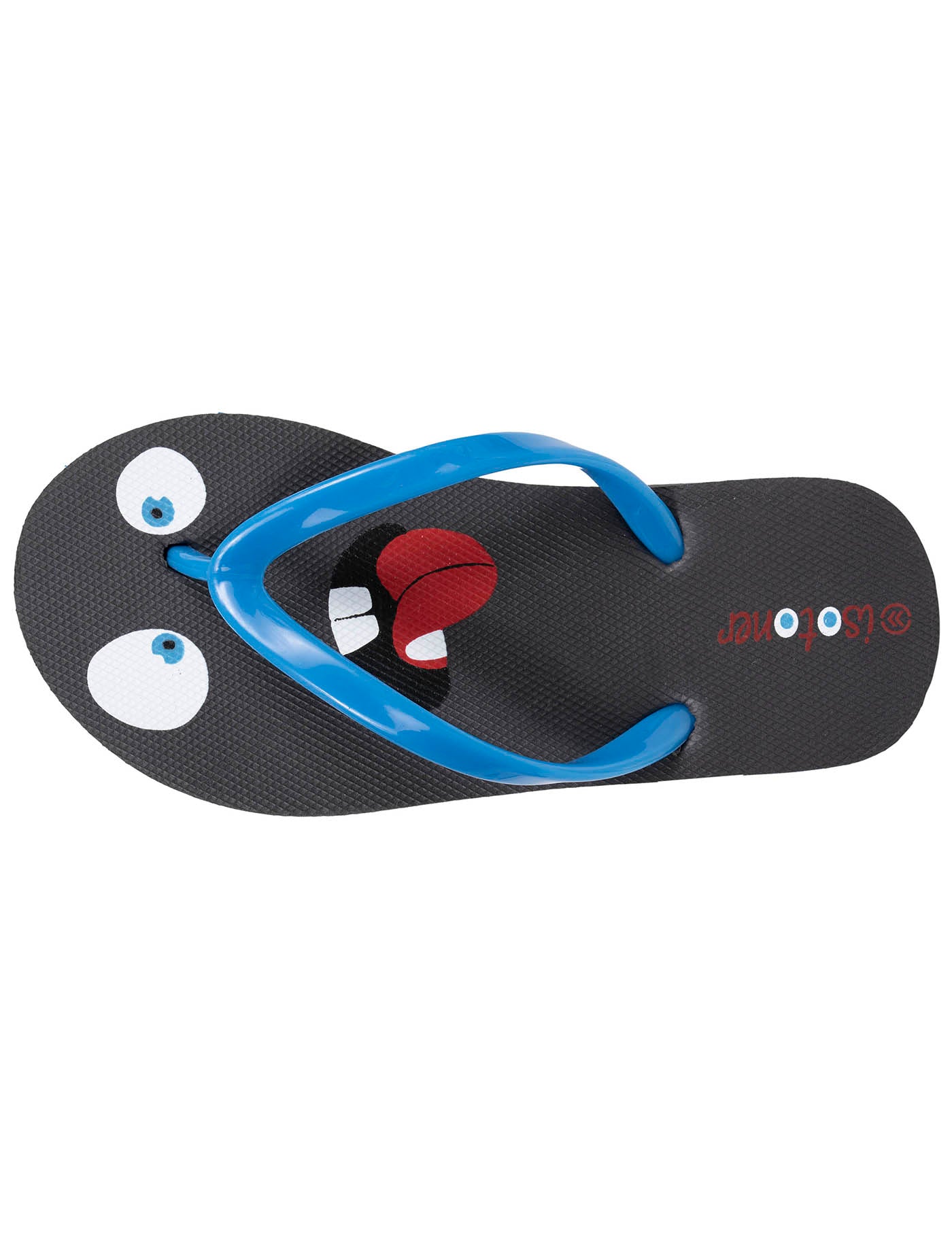 isotoner-tongs-enfant-monstre-gris-bleu image 7