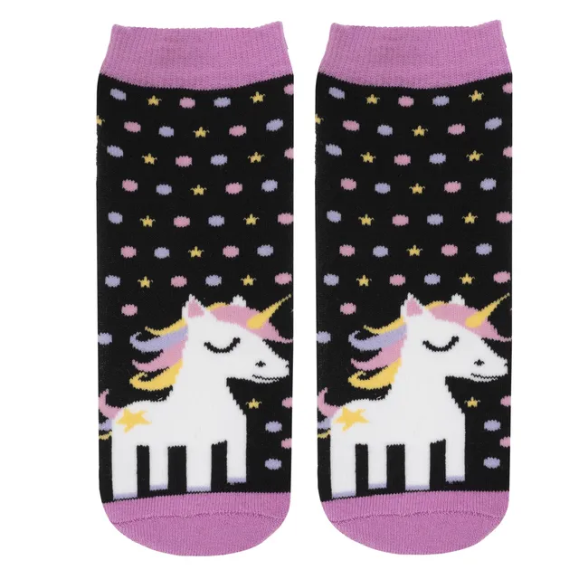 isotoner-chaussettes-antid-rapantes-enfant-marine-licorne-5-8-ans image 1