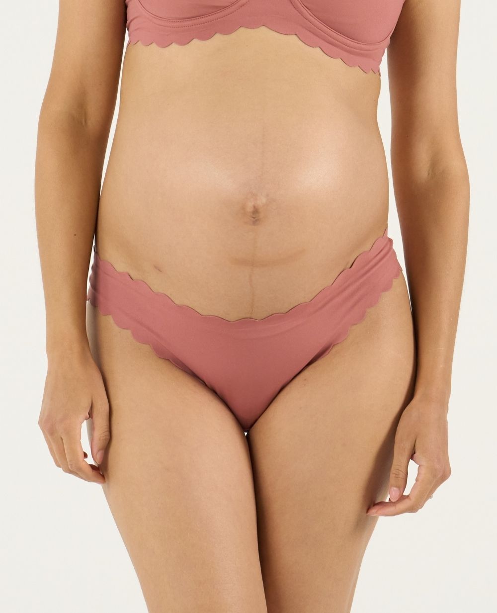 cache-c-ur-tanga-de-maternit-skin-taille-basse-vieux-rose image 4