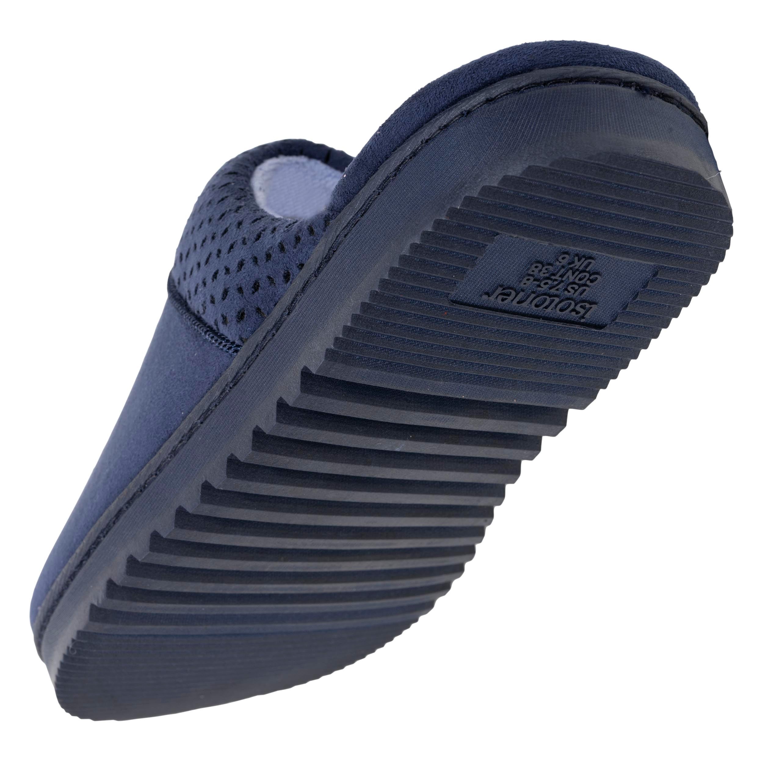 isotoner-chaussons-mules-crant-es-femme-marine-confort-int-rieur image 5