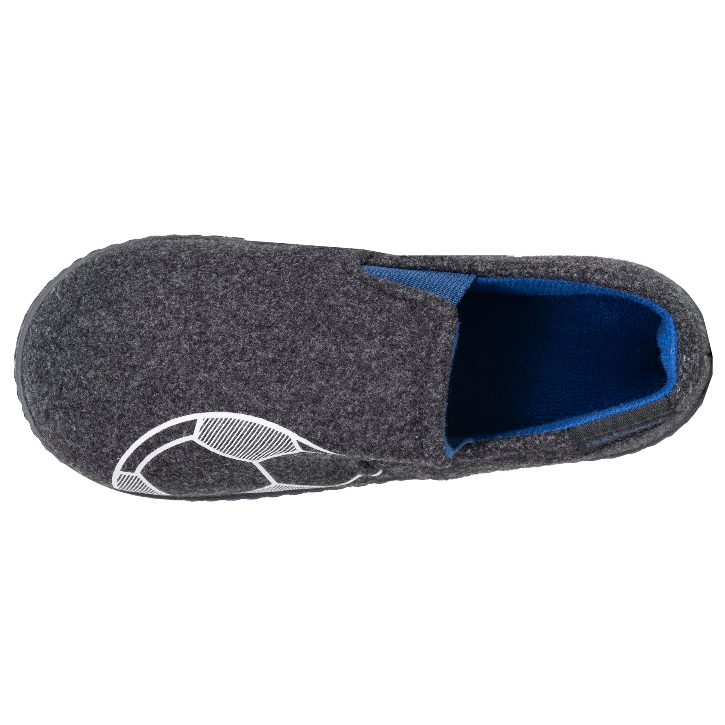 isotoner-chaussons-mocassins-enfant-gris-chin image 2