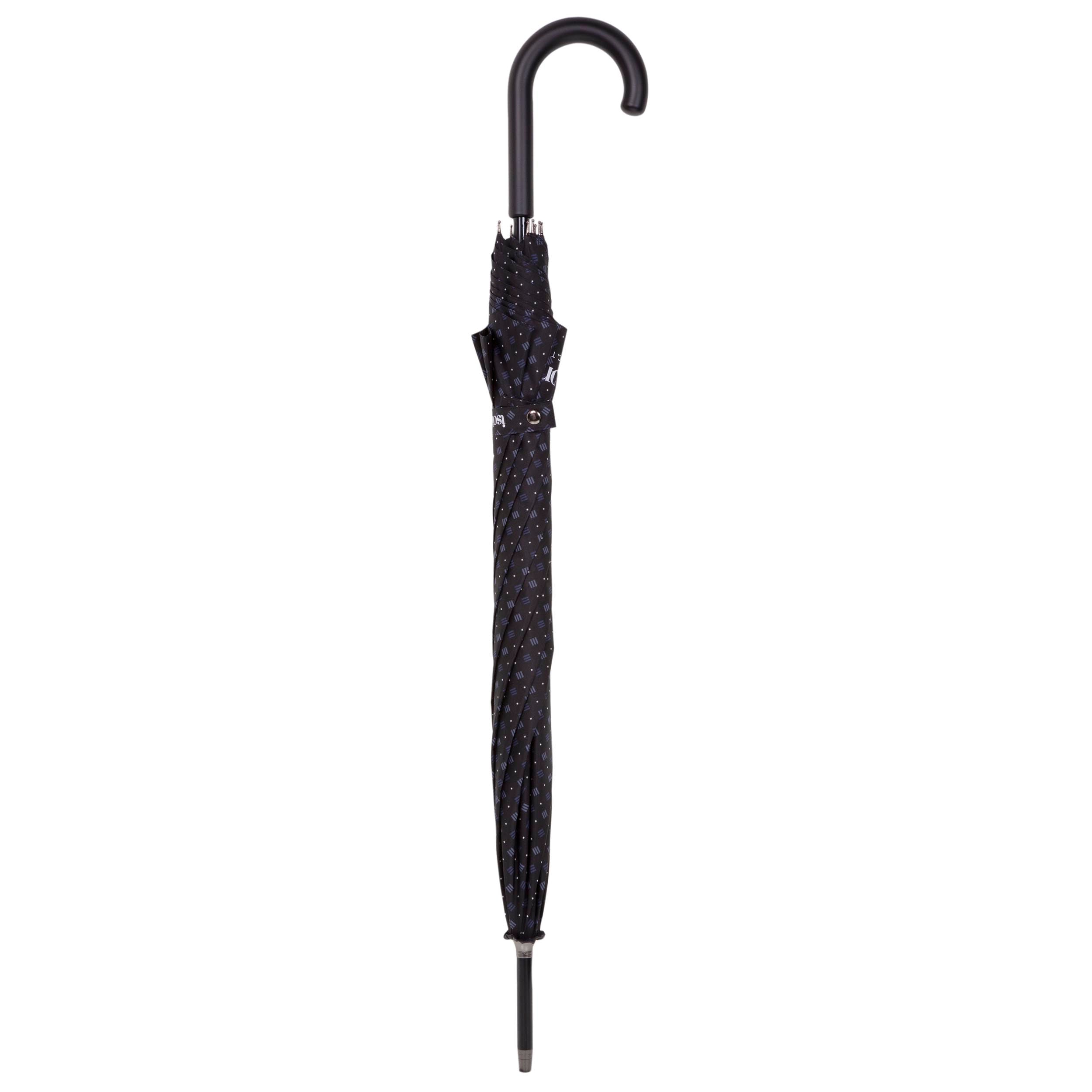 isotoner-parapluie-canne-automatique-cravate-trait-homme image 5