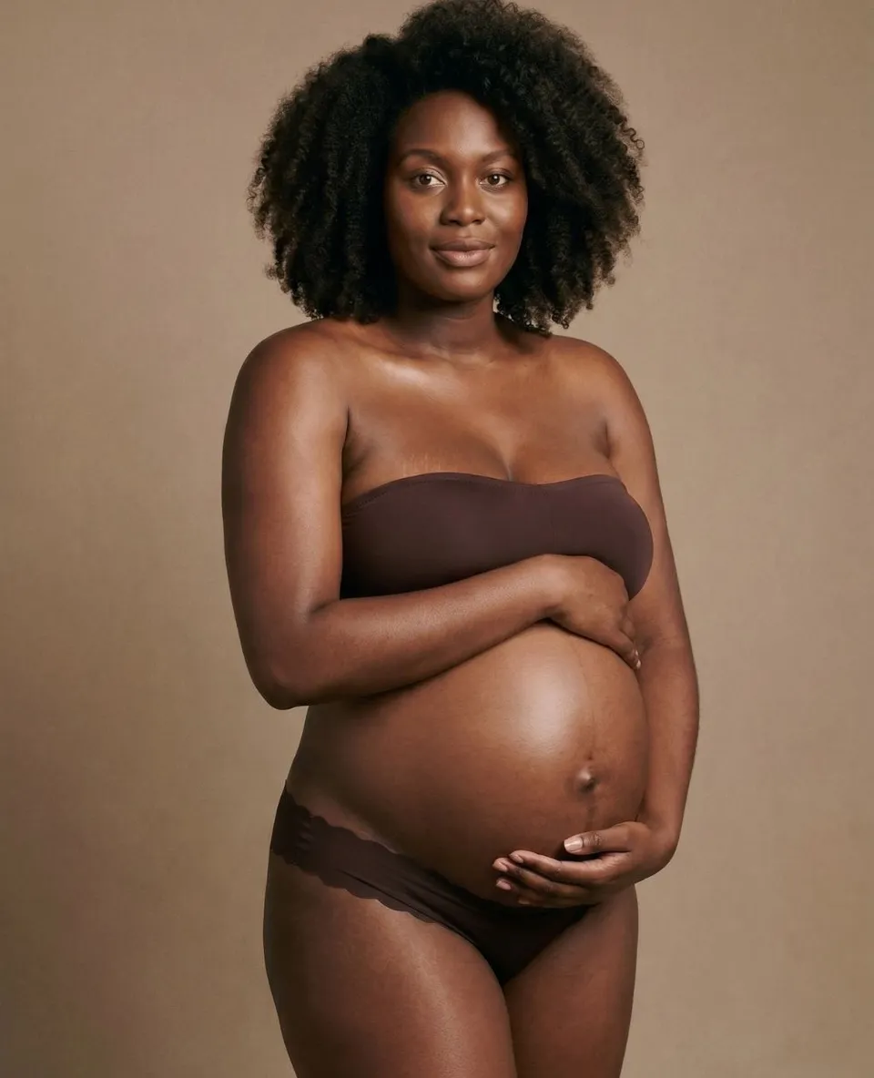 cache-c-ur-bandeau-maternit-et-allaitement-skin-chocolat image 1