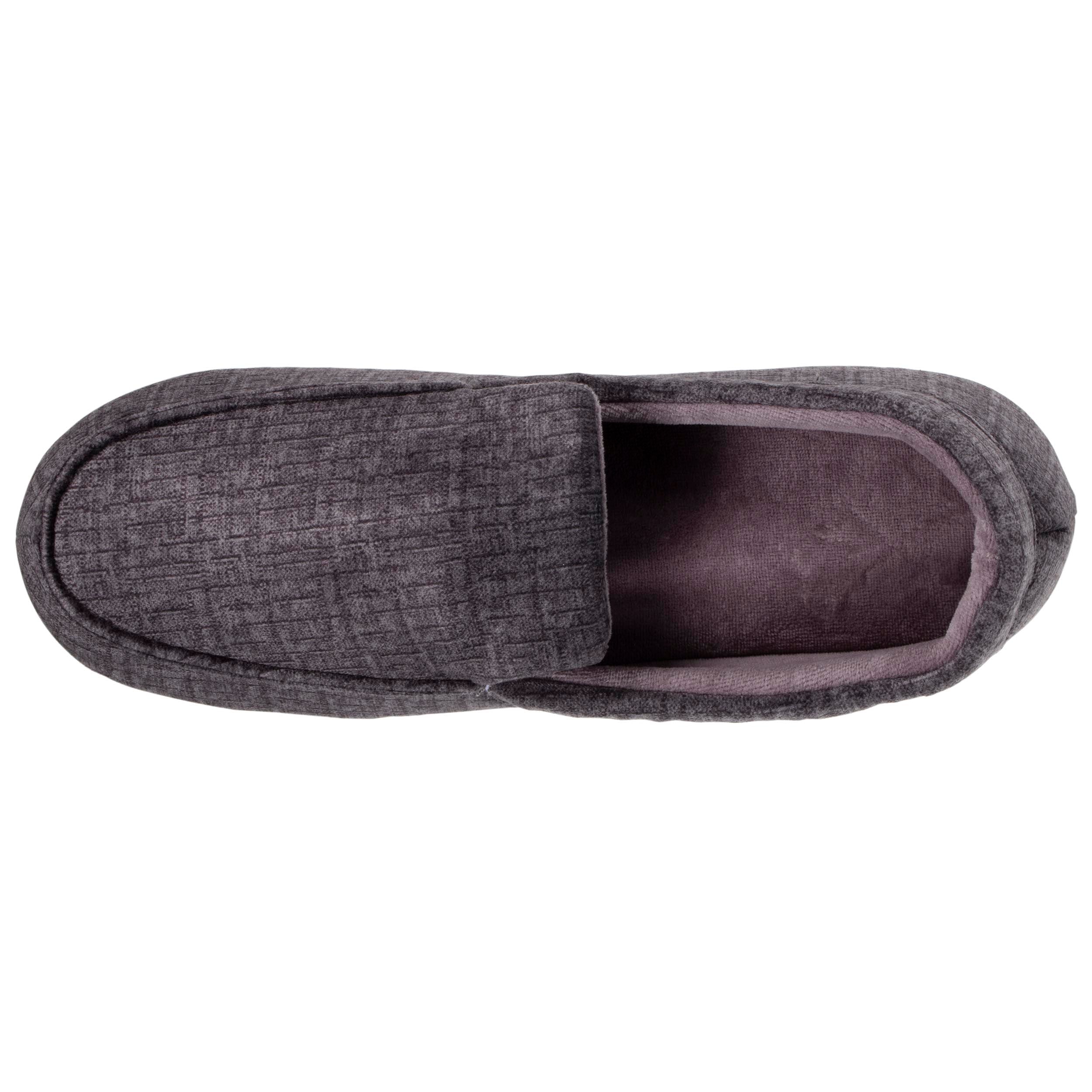 isotoner-chaussons-mocassins-homme-semelle-souple-gris image 3