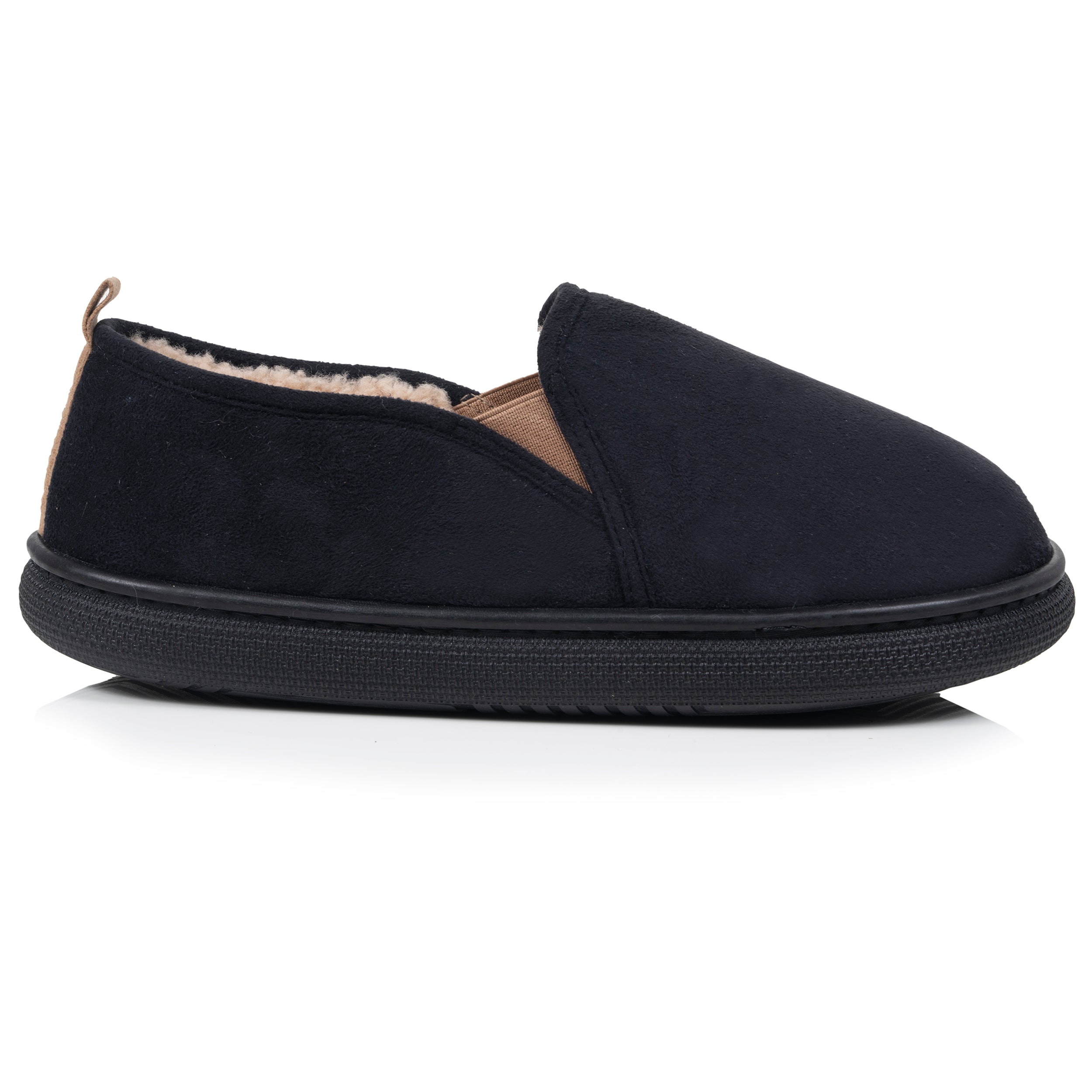 isotoner-chaussons-slippers-homme-noir-confort-quotidien image 8