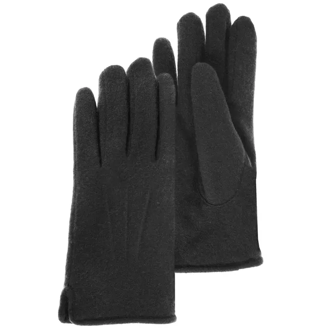 isotoner-gants-homme-tactiles-laine-noir-taille-unique image 1