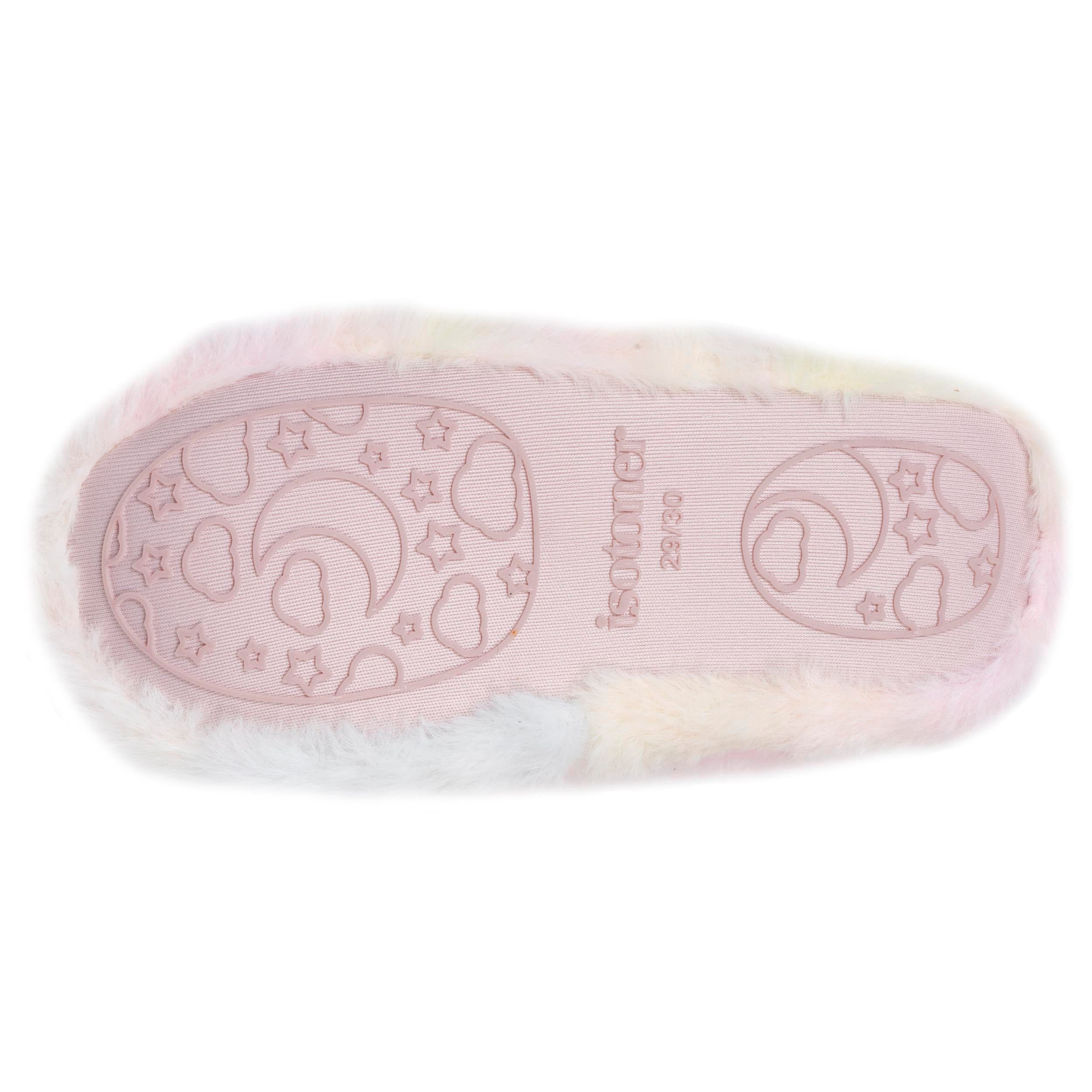 isotoner-chaussons-slippers-fille-licorne-multicolor image 4
