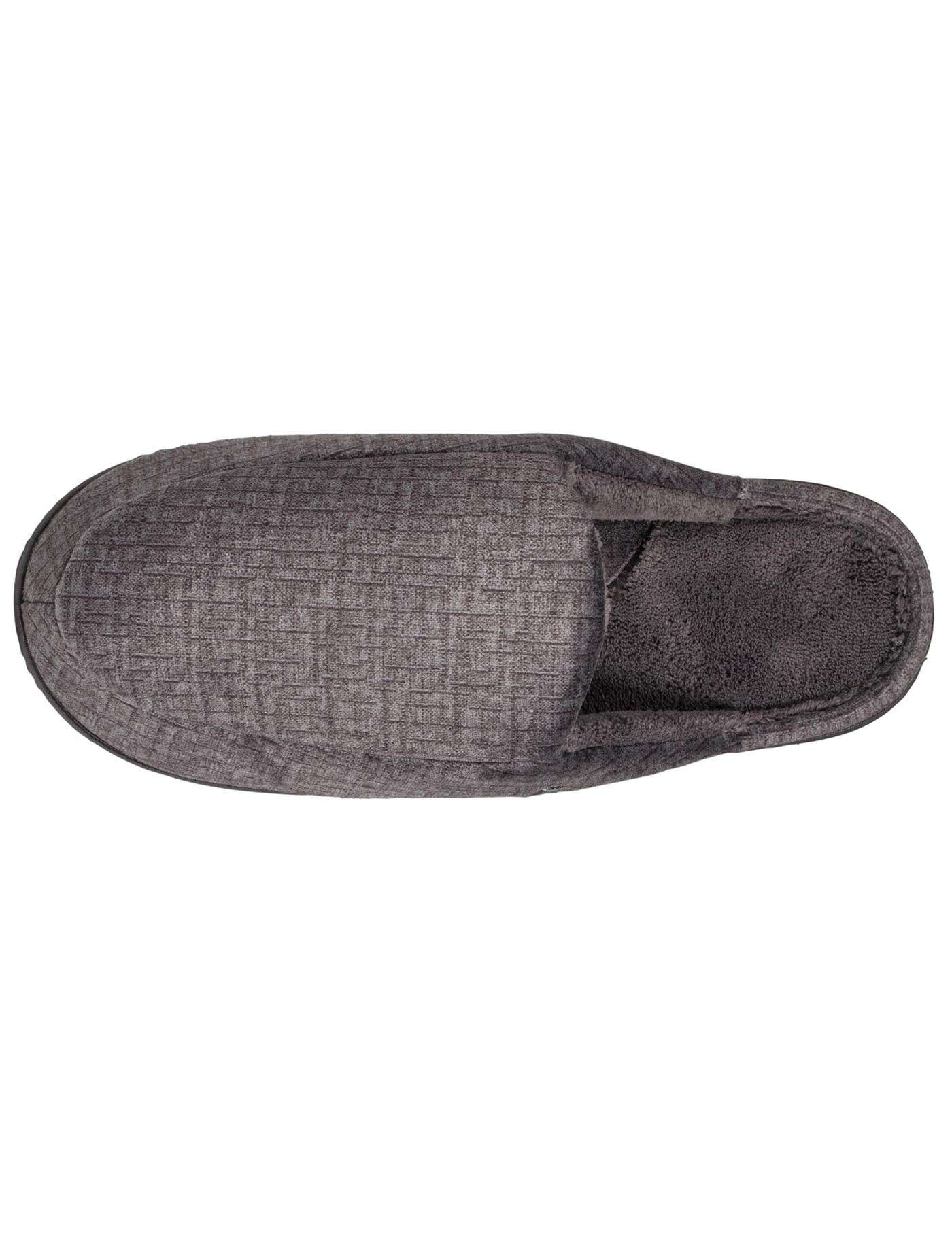 isotoner-chaussons-mules-homme-gris-premium image 7