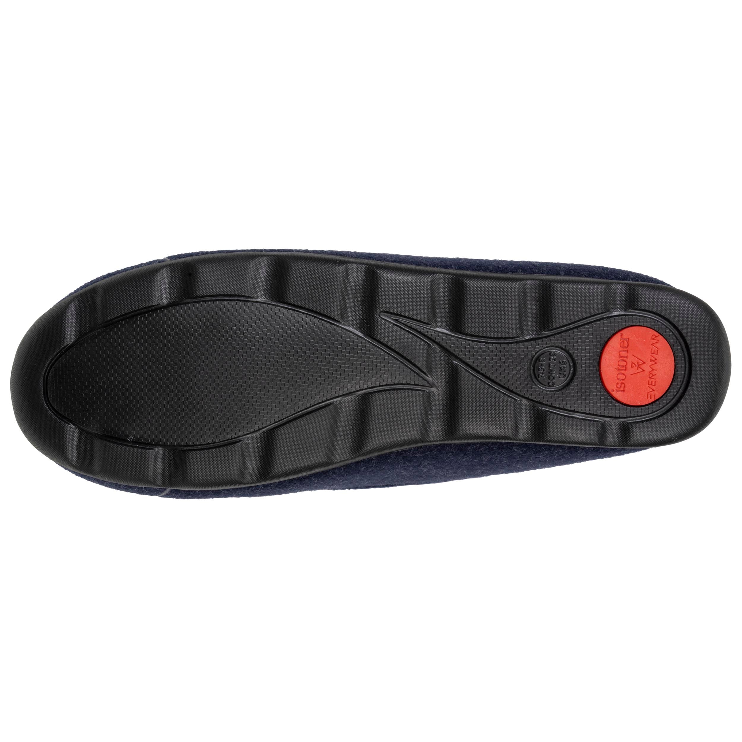 isotoner-chaussons-slippers-femme-bleu-charentaises image 4