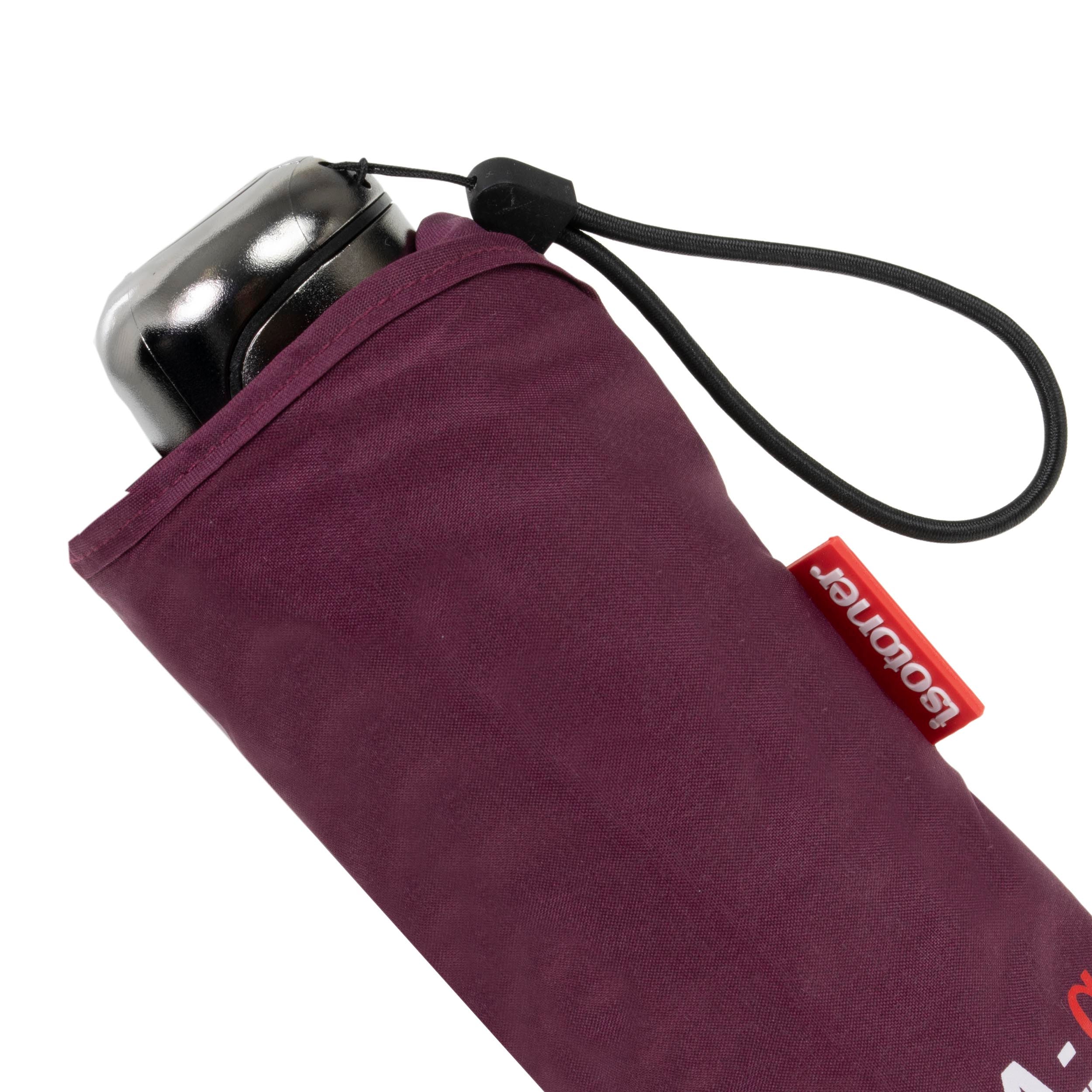 isotoner-parapluie-mini-x-tra-solide-alpha-17-5-cm-prune image 5