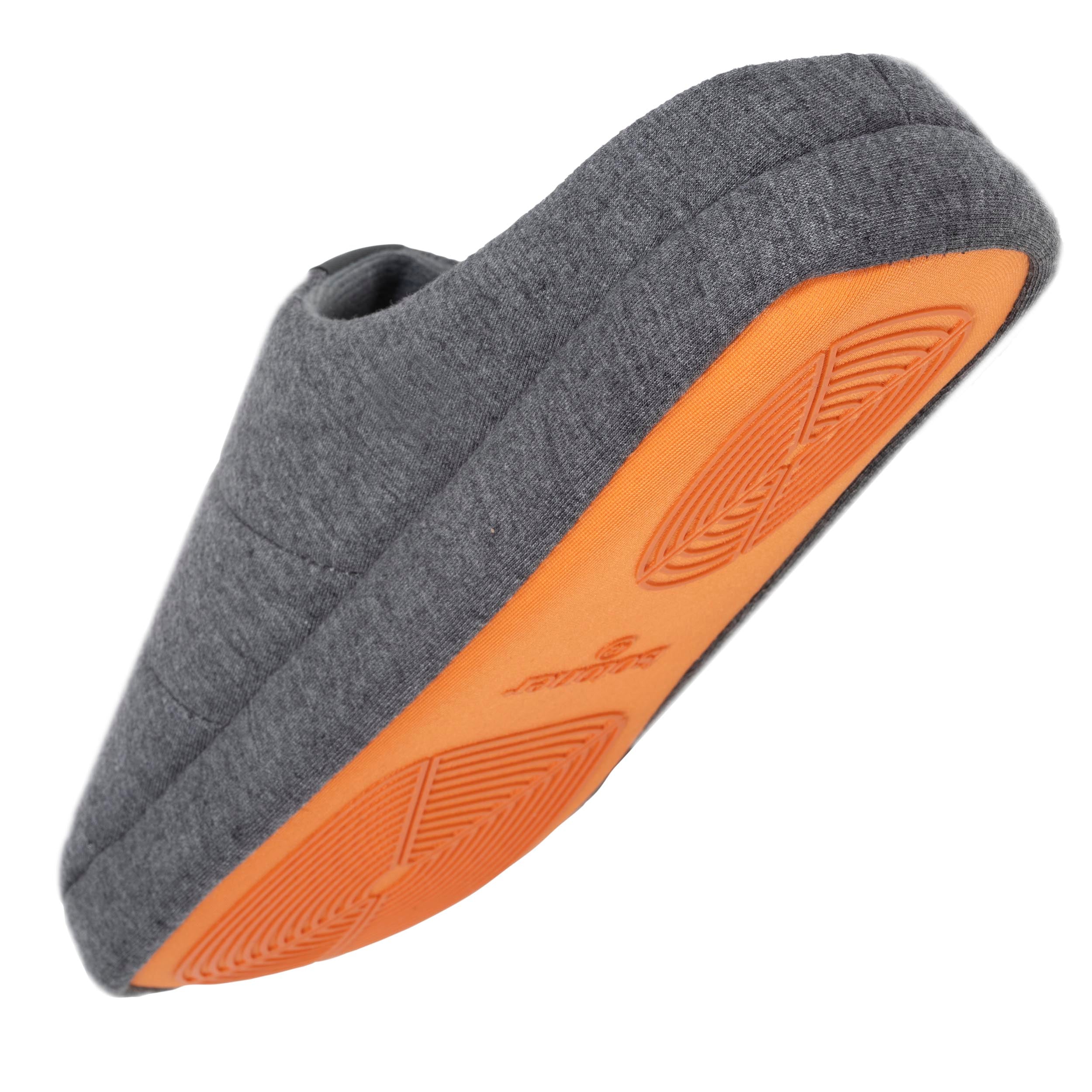 isotoner-chaussons-mules-homme-gris-chin-jersey image 5