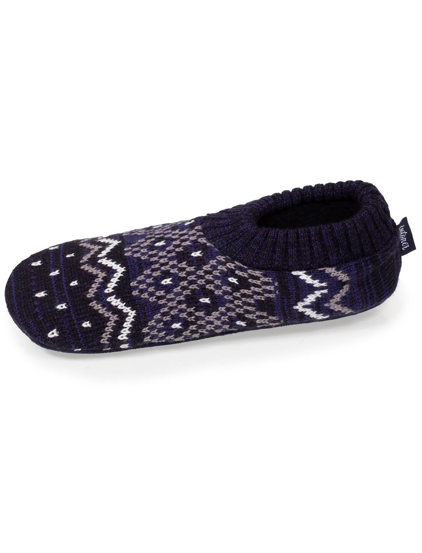 isotoner-chaussettes-chaussons-homme-extra-light-marine image 6