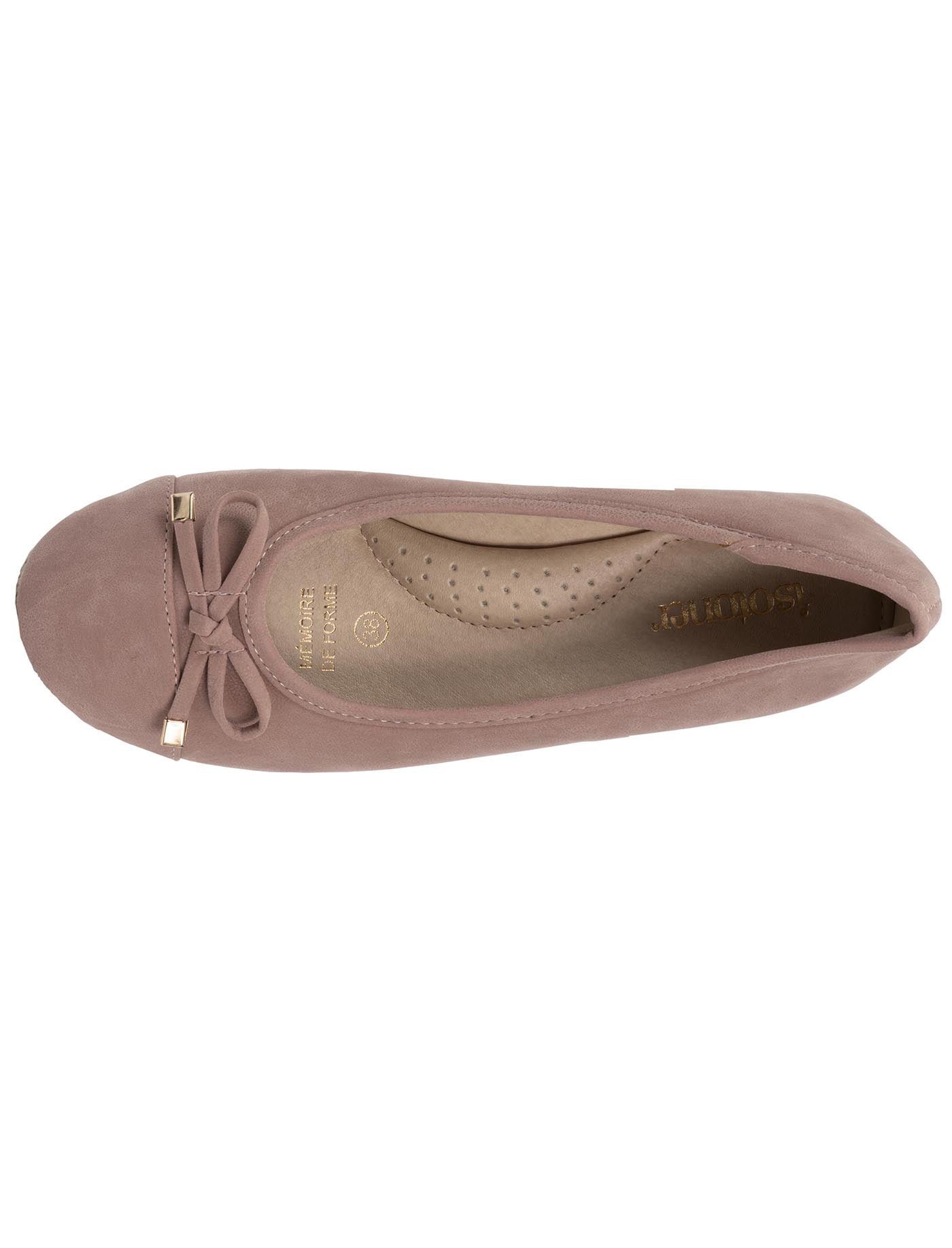 isotoner-ballerines-femme-corde-compens-rose-poudr image 7