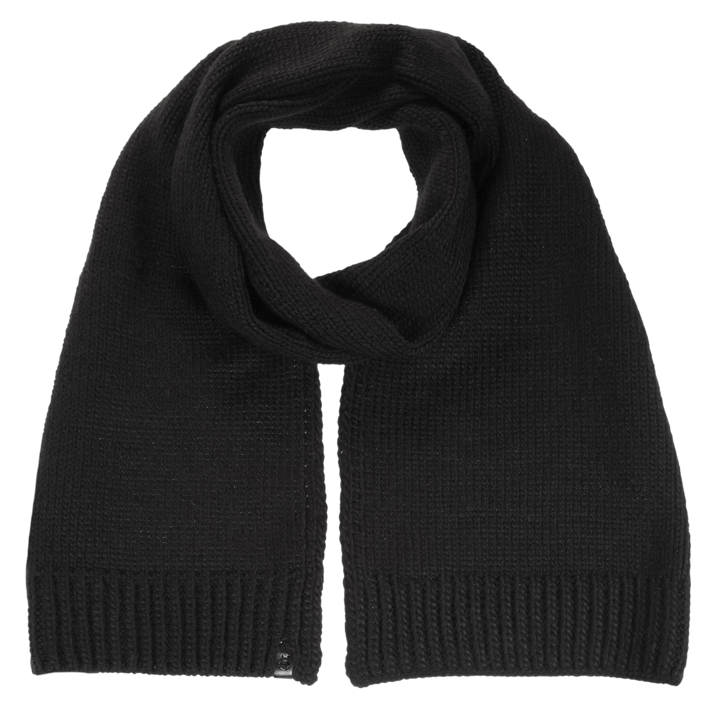 isotoner-charpe-mixte-maille-noir image 1