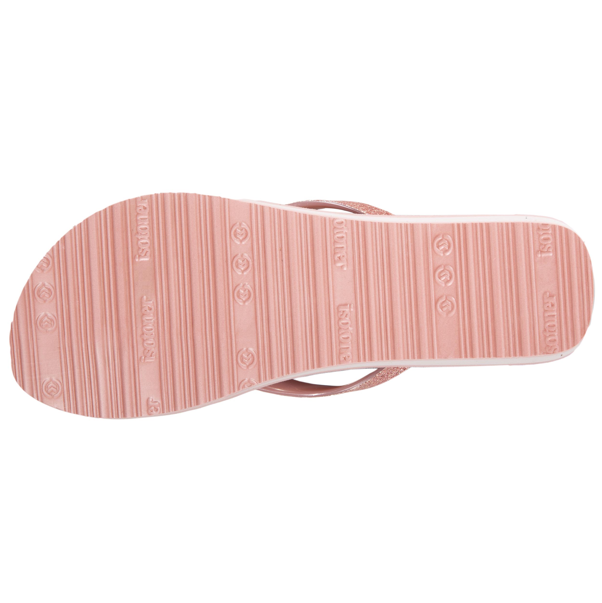 isotoner-tongs-femme-imprim-floral-talon-4cm-rose image 5