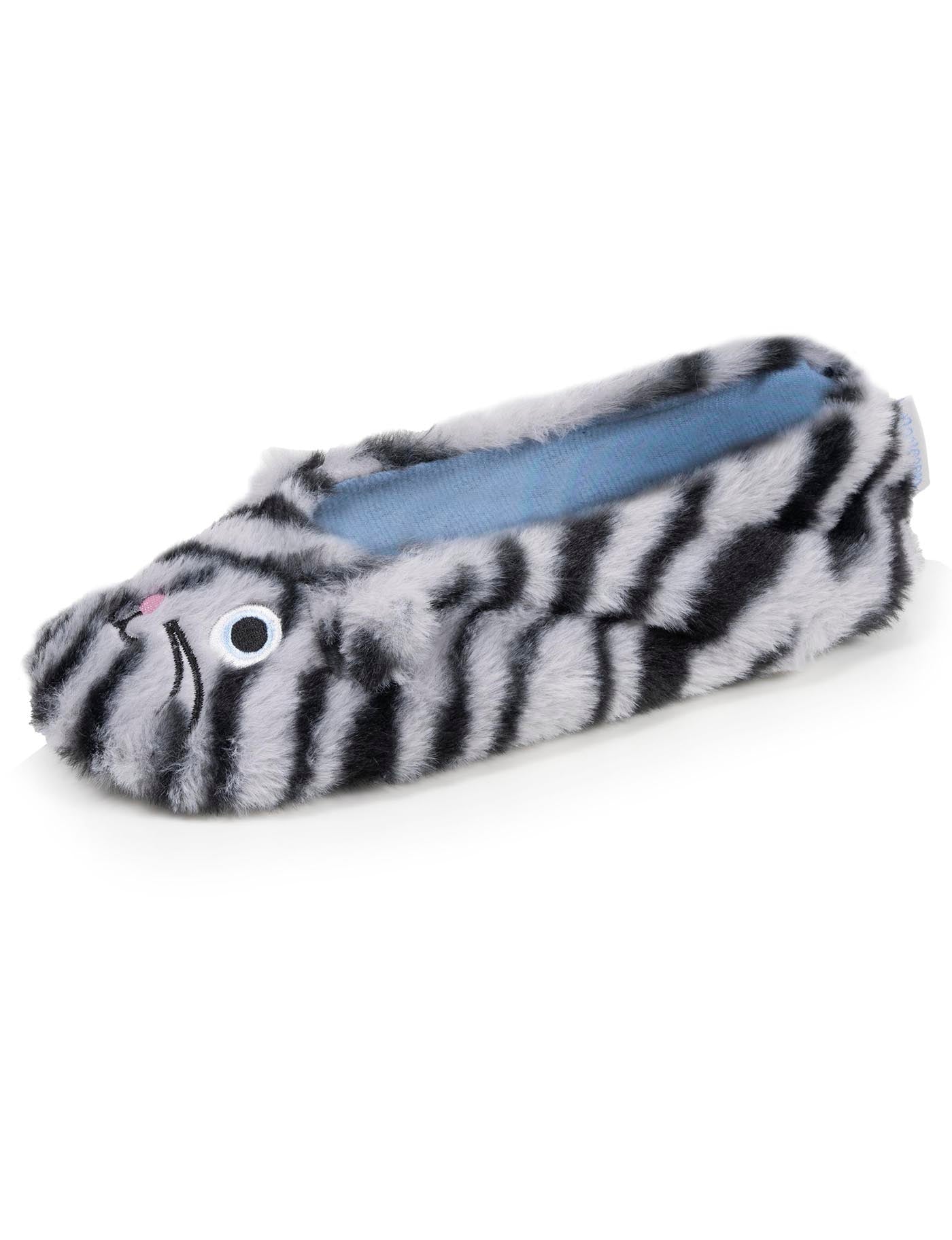 isotoner-chaussons-ballerines-3d-femme-chat-tigr image 6