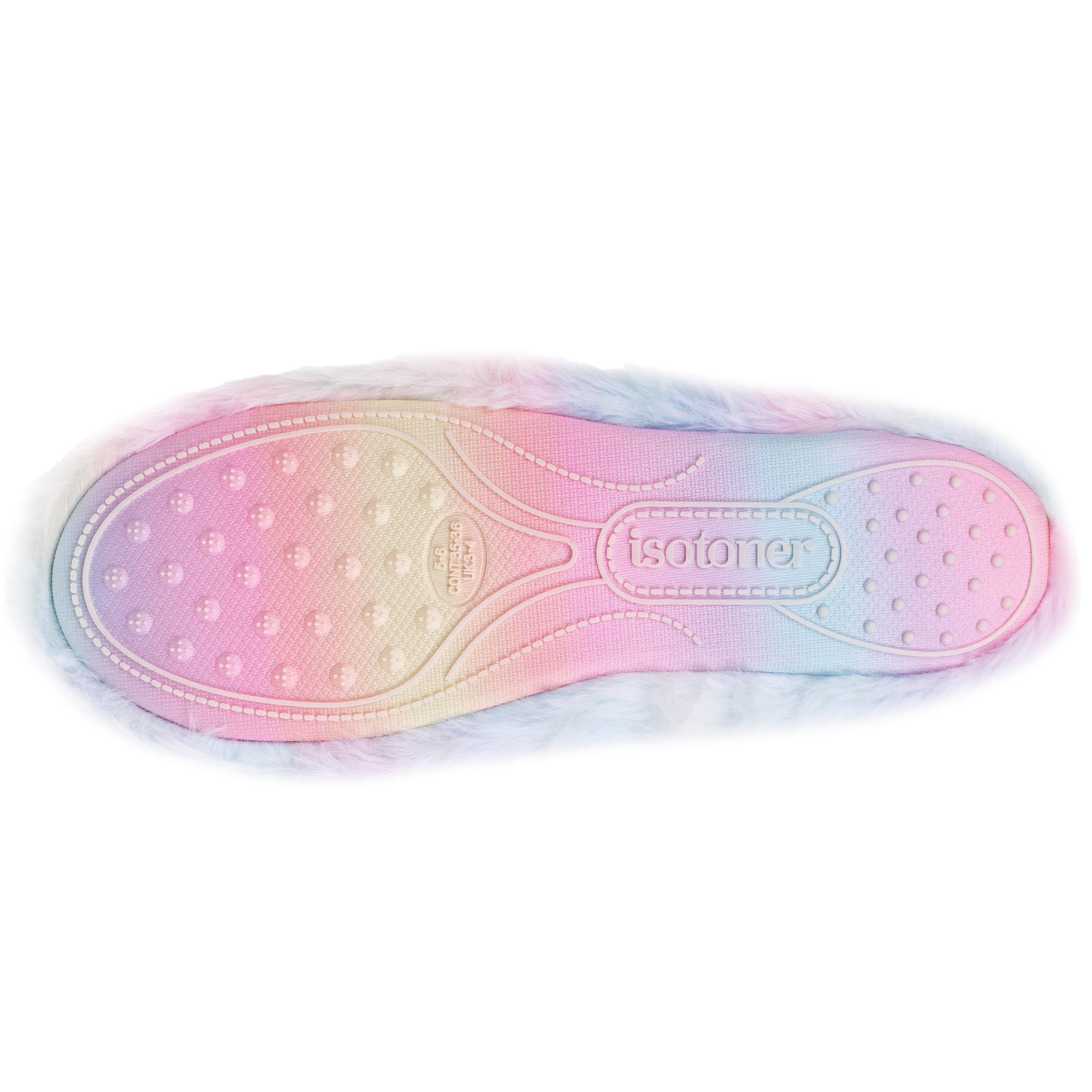 isotoner-chaussons-ballerines-junior-multico-rose image 4