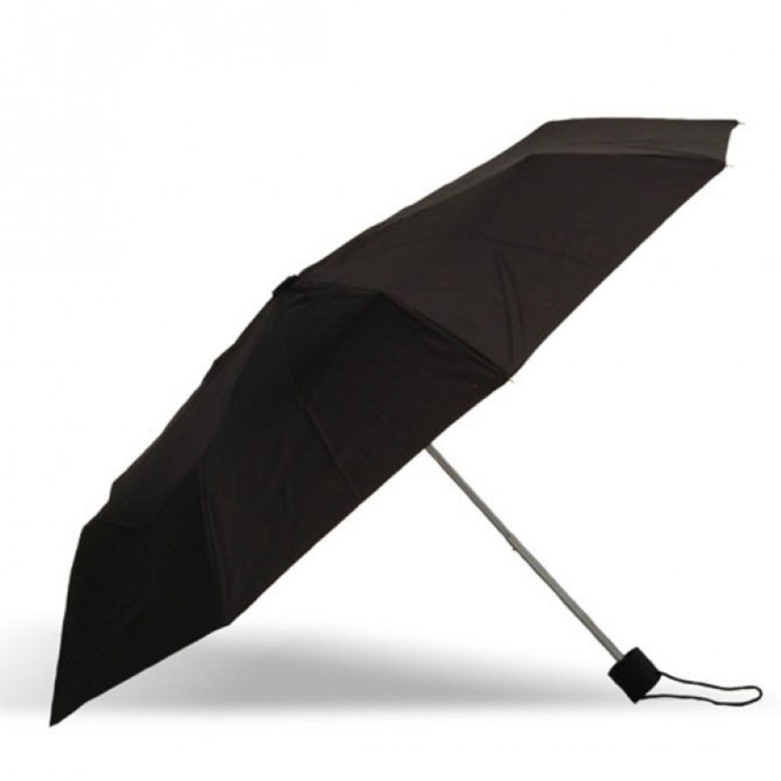isotoner-parapluie-classique-noir-pliant-22-5-cm-8-baleines-acier image 2