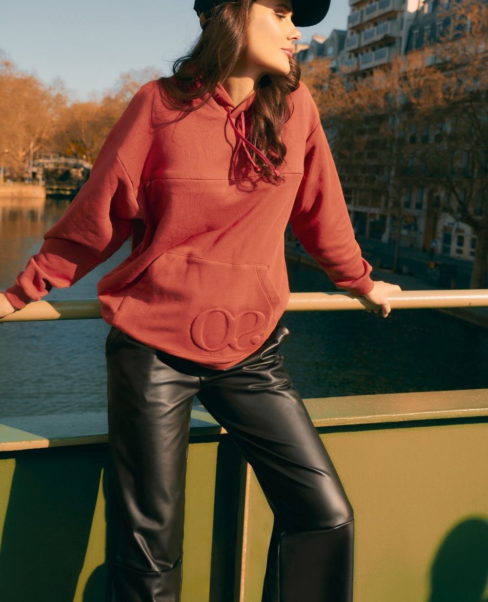 cache-c-ur-pantalon-de-maternit-alix-simili-cuir-noir image 8