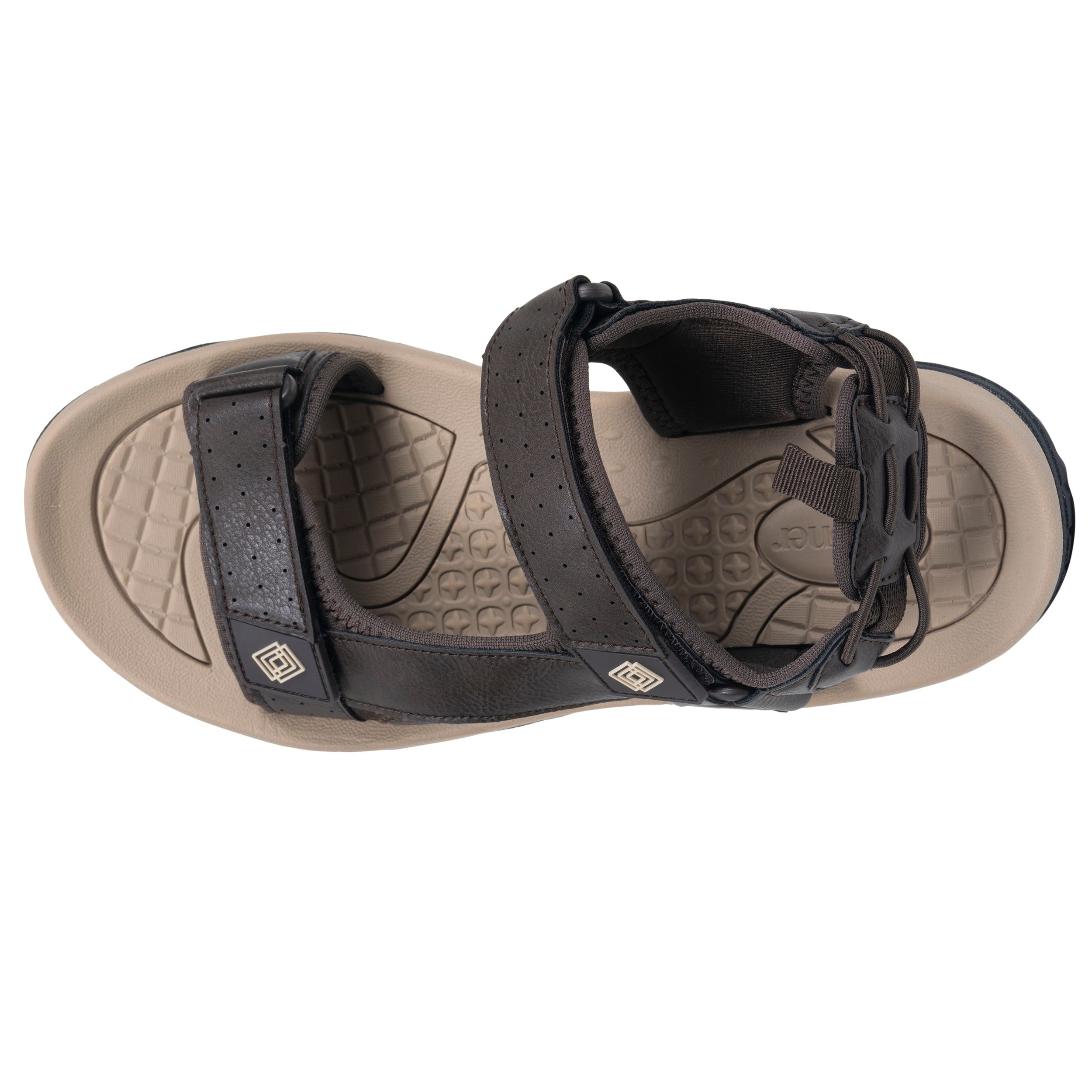 isotoner-sandales-homme-sport-marron-fonc-everywear image 2