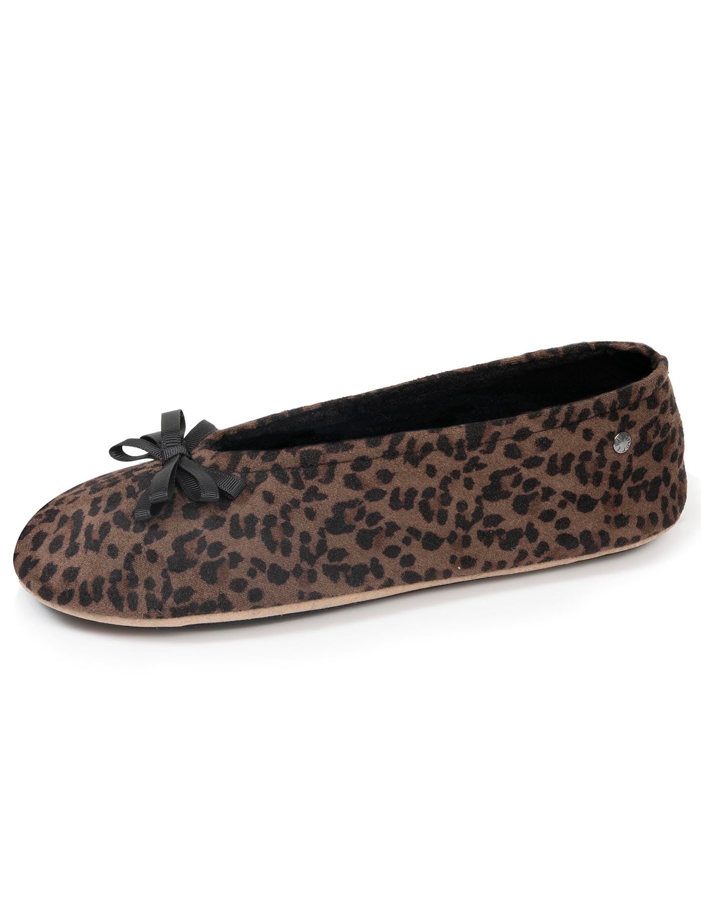 isotoner-chaussons-ballerines-femme-l-opard-premium image 6