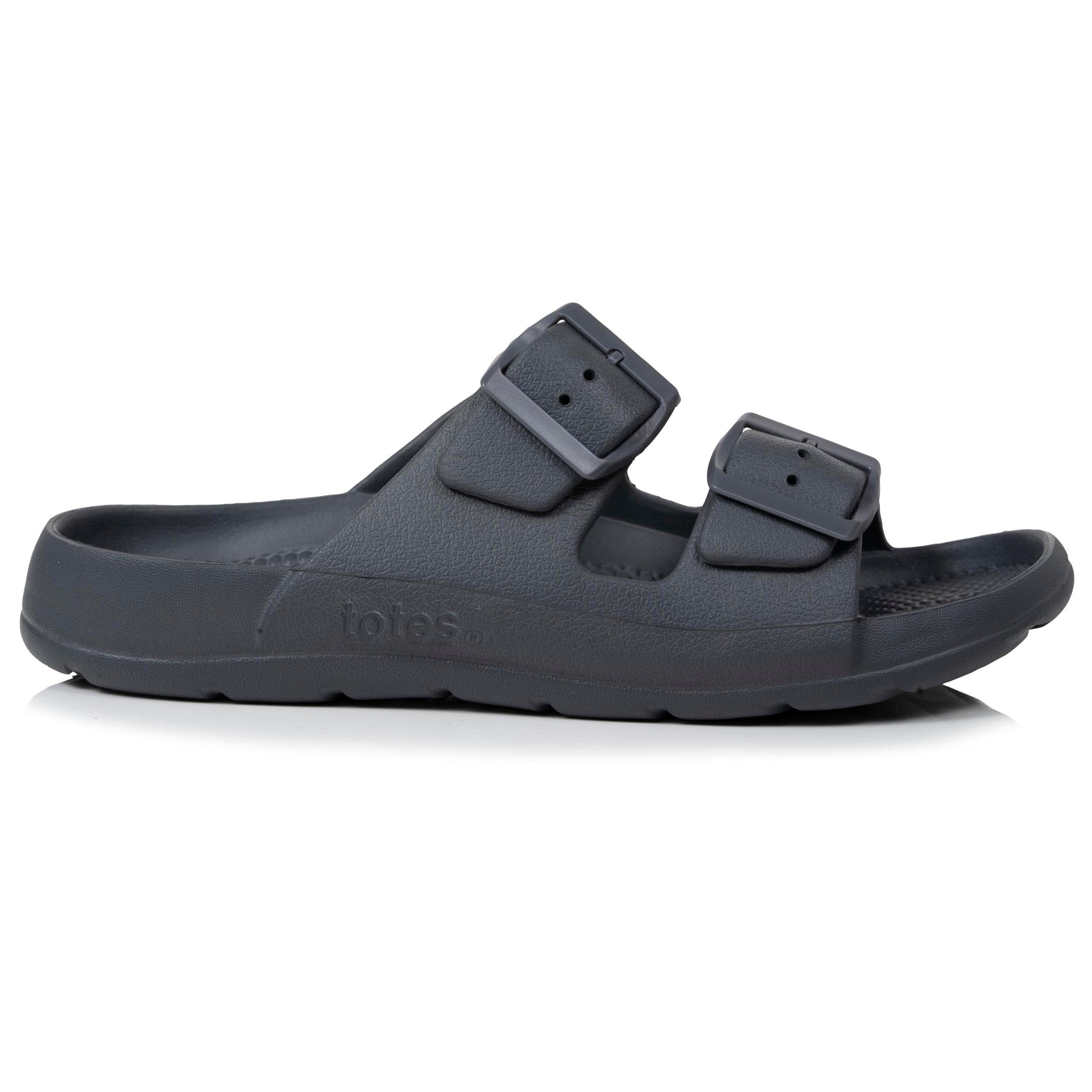 isotoner-mules-claquettes-homme-ajustables-gris image 8