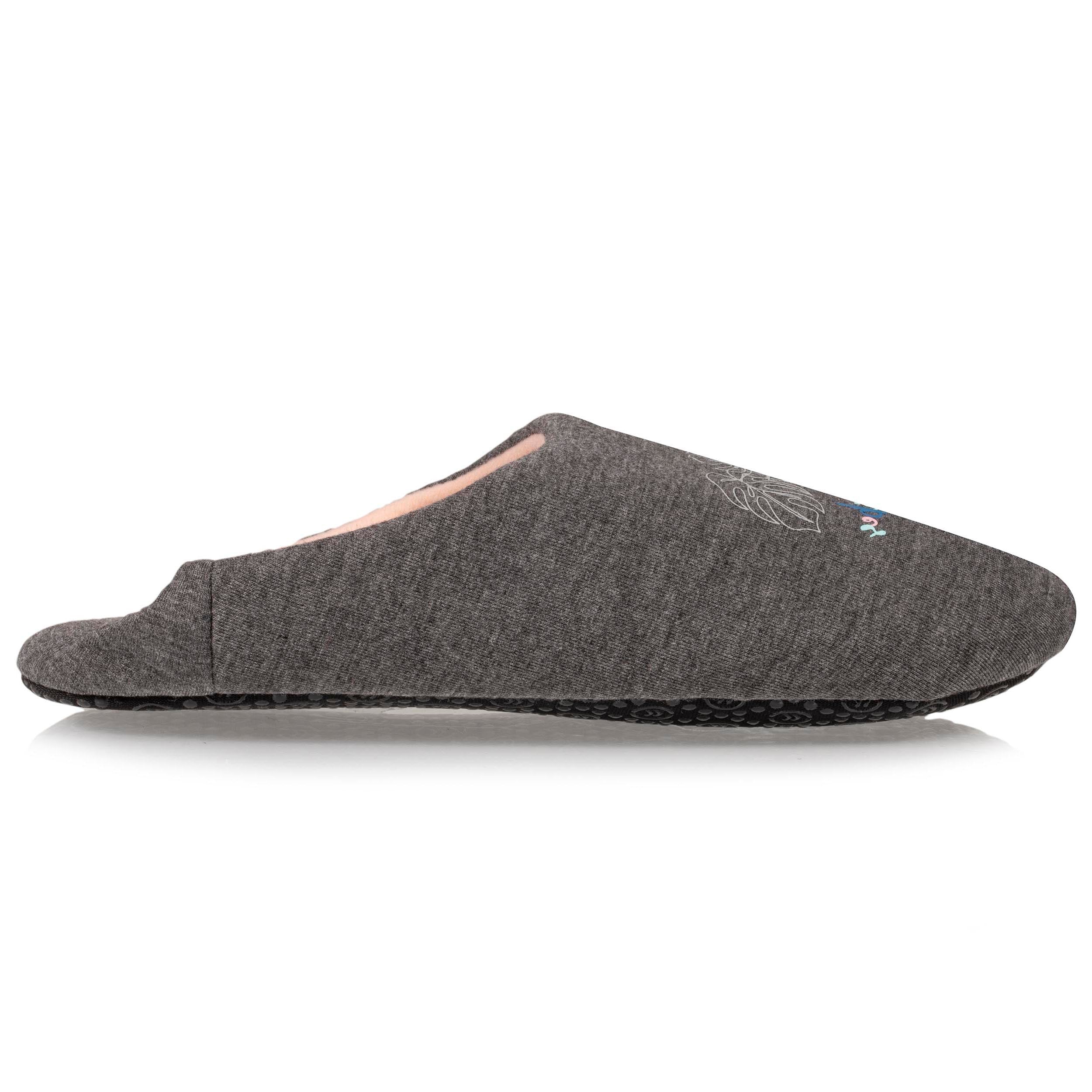 isotoner-chaussons-babouches-femme-gris-summer-vibes image 8