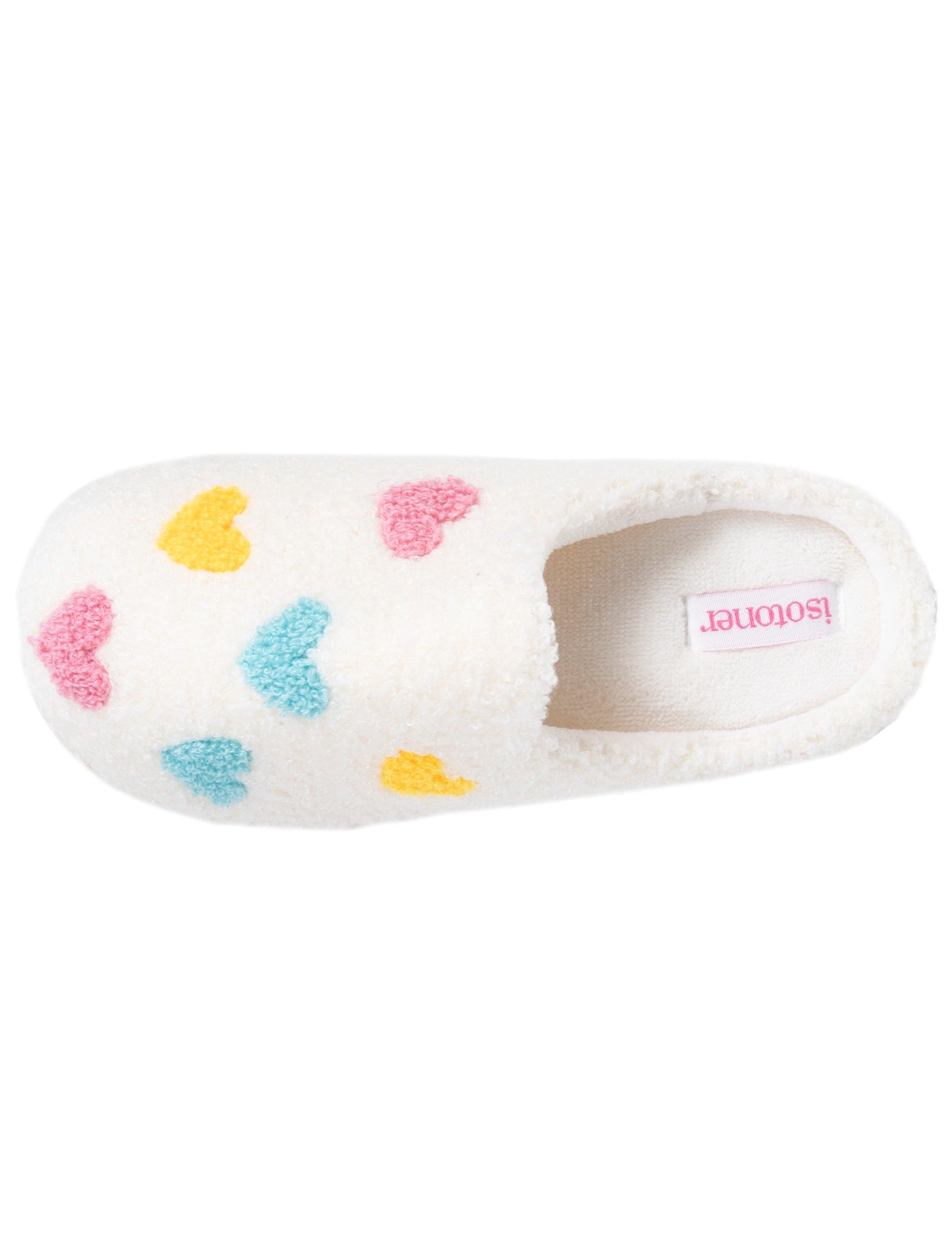 isotoner-chaussons-mules-junior-bloup-ivoire-bouclette-douce image 7