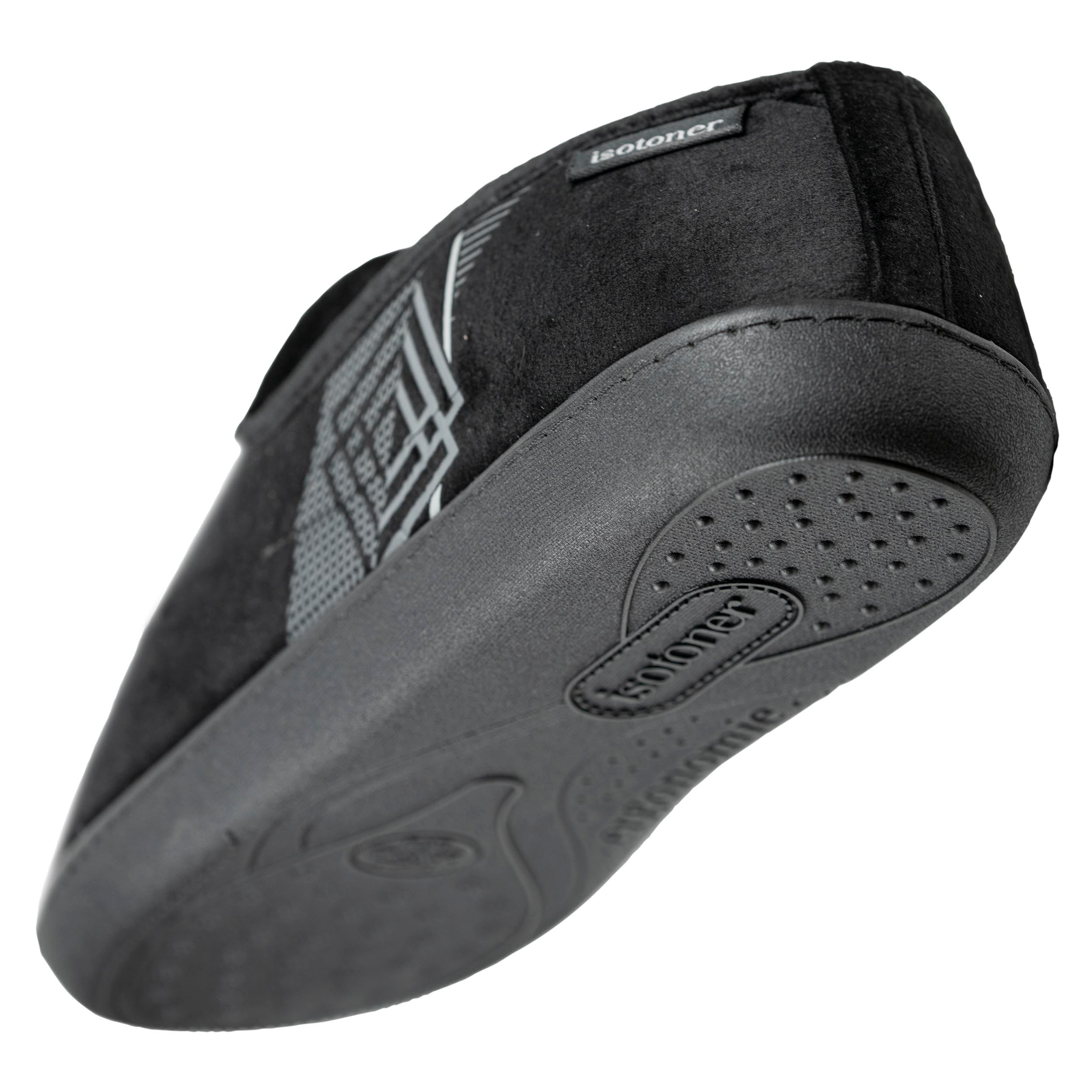 isotoner-chaussons-charentaises-homme-noir-diamant image 5