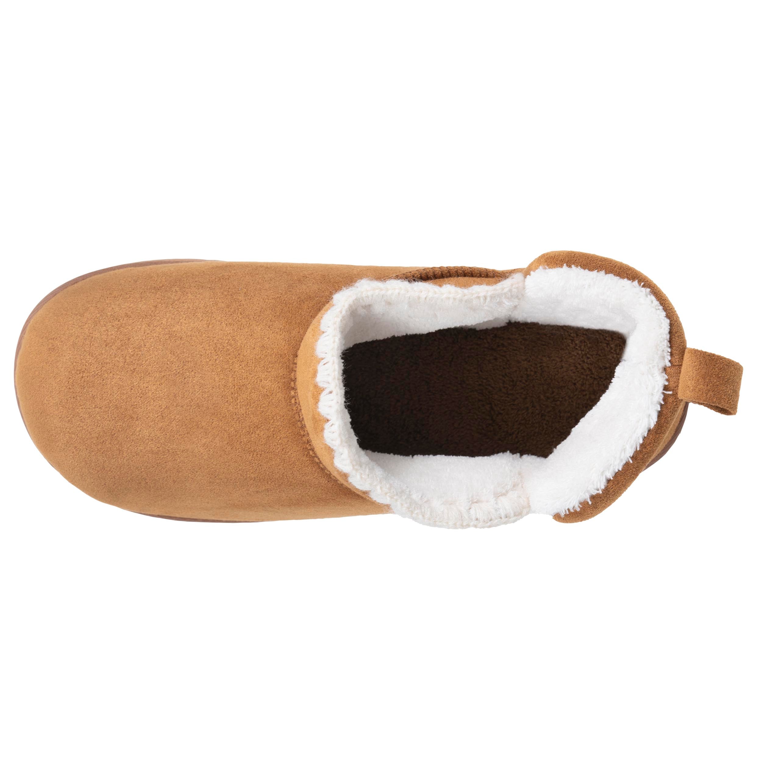 isotoner-chaussons-bottillons-femme-camel-broderies image 3