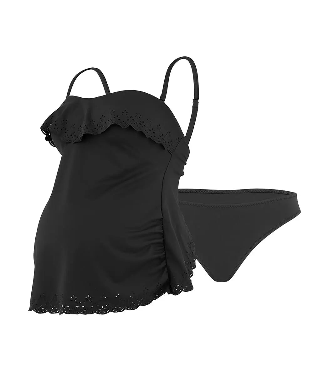 cache-c-ur-tankini-de-grossesse-bloom-noir image 4
