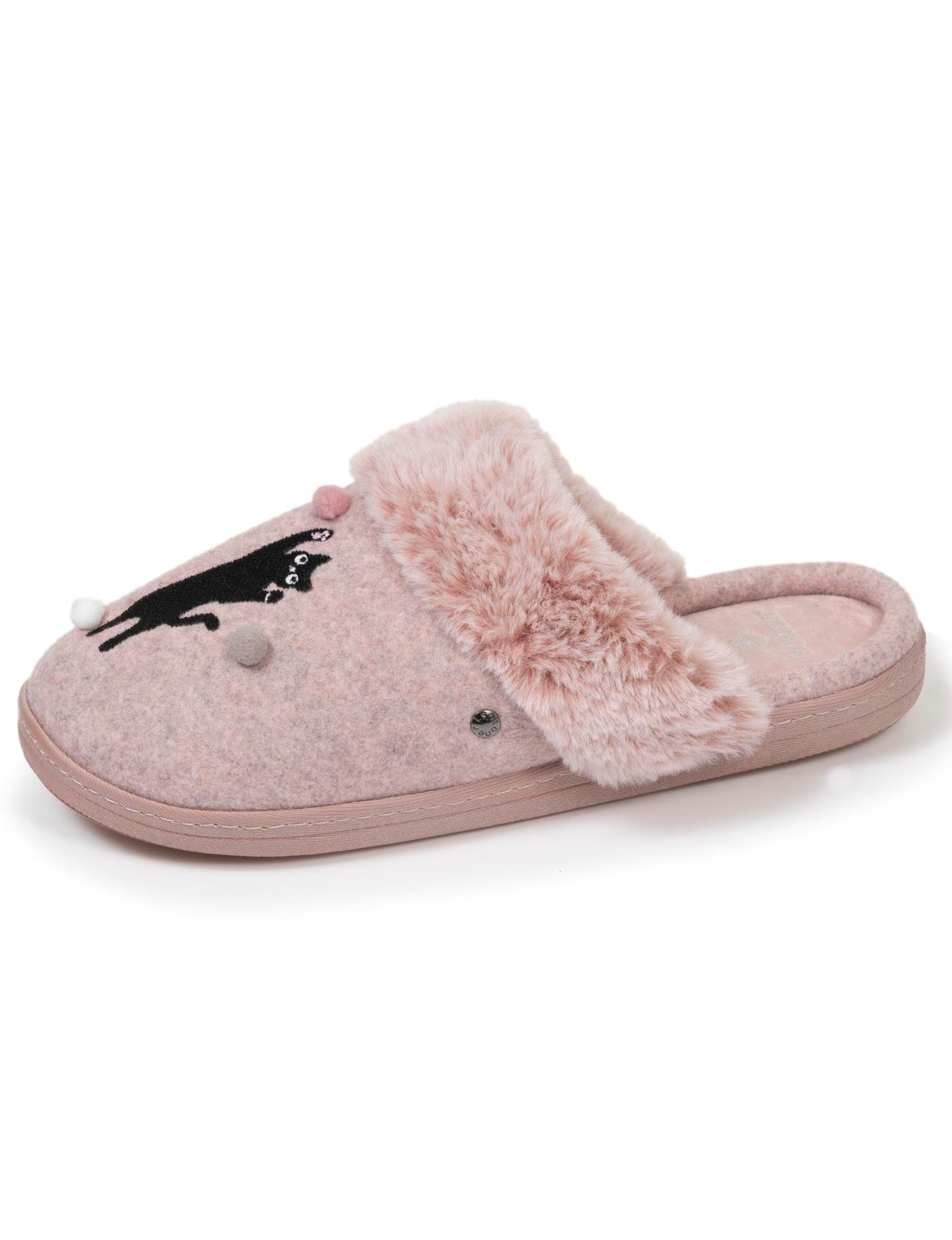 isotoner-chaussons-mules-femme-rose-chin-everywear image 6