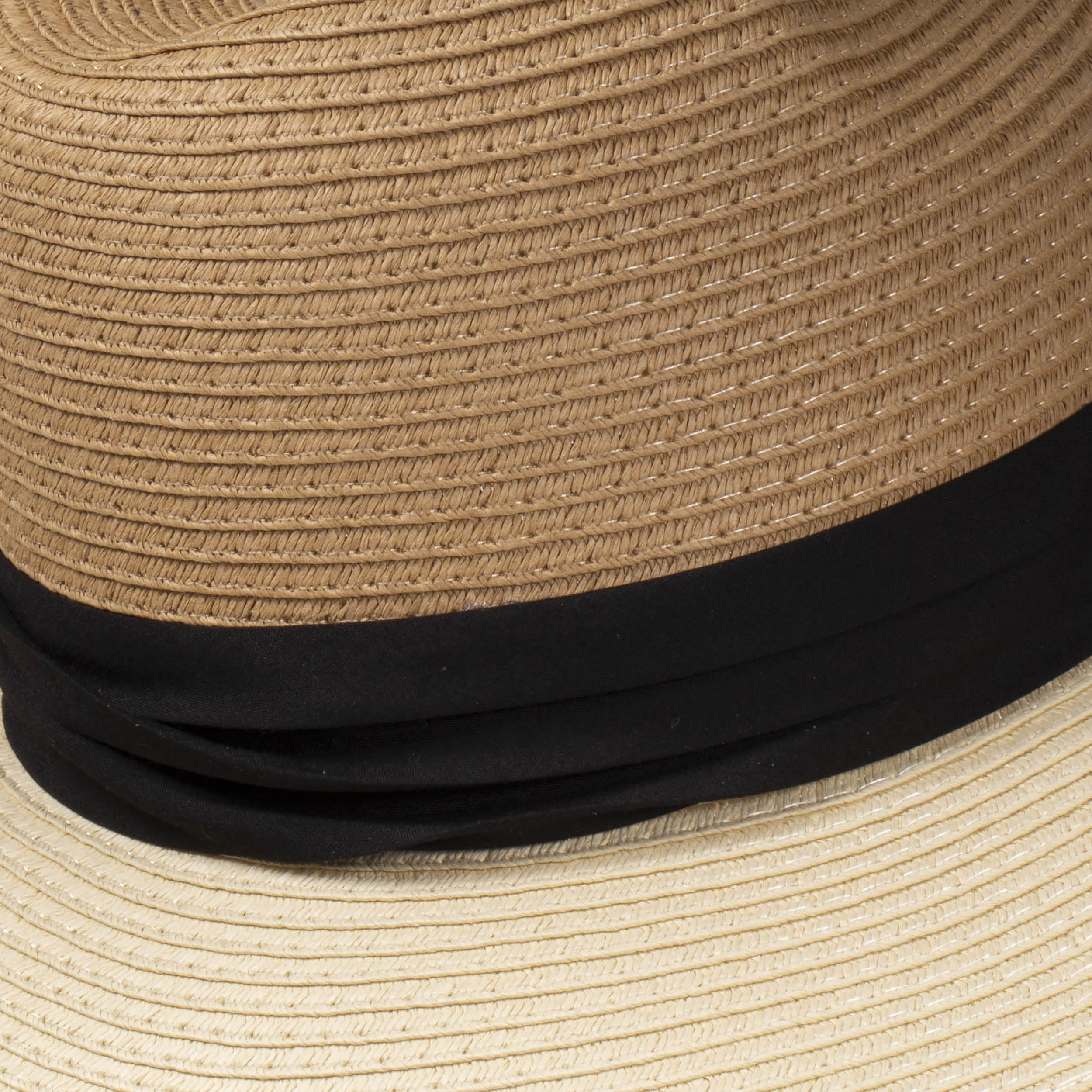isotoner-chapeau-fedora-nou-noir-paille-t-femme image 3