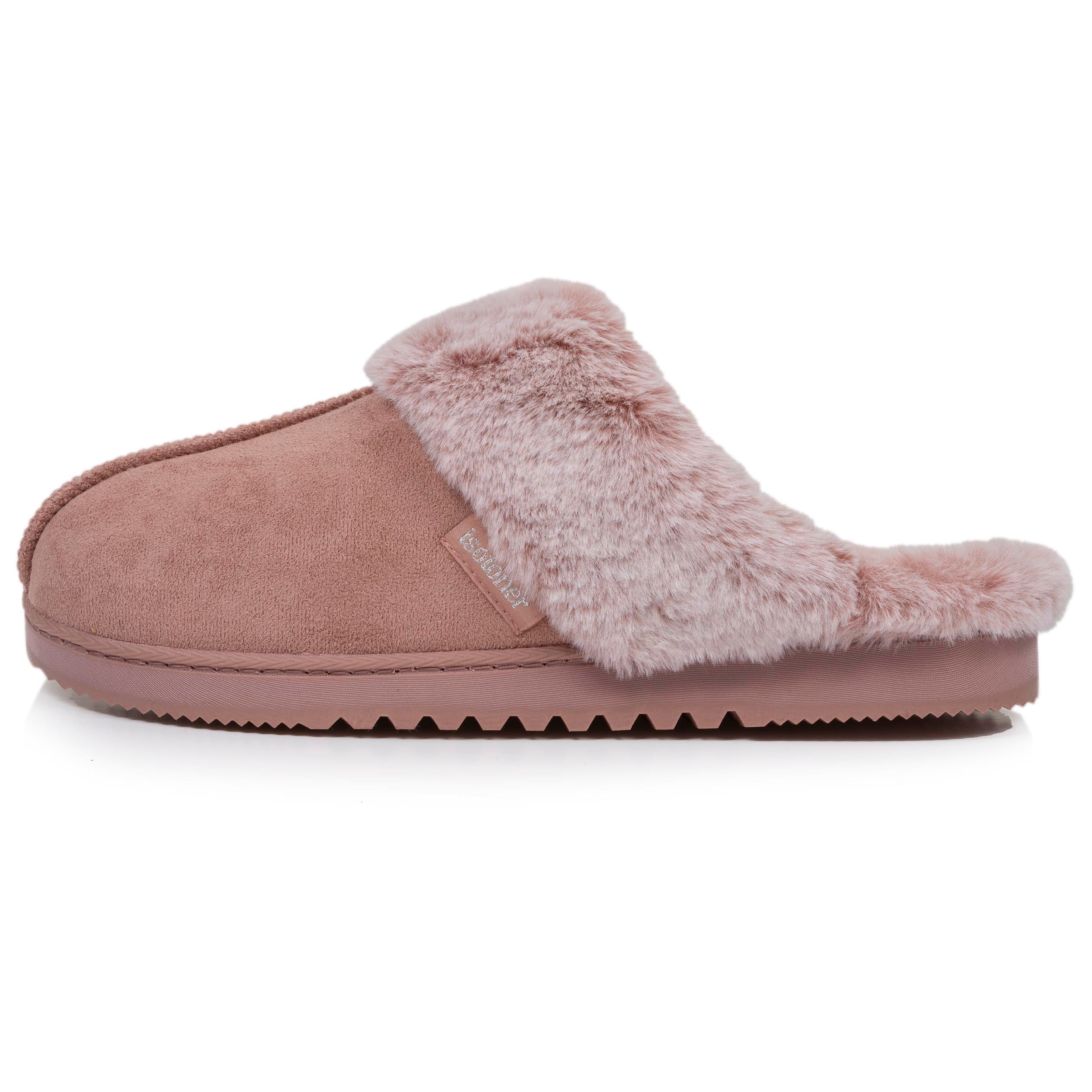 isotoner-chaussons-mules-femme-blush-su-dine-fourrure image 3