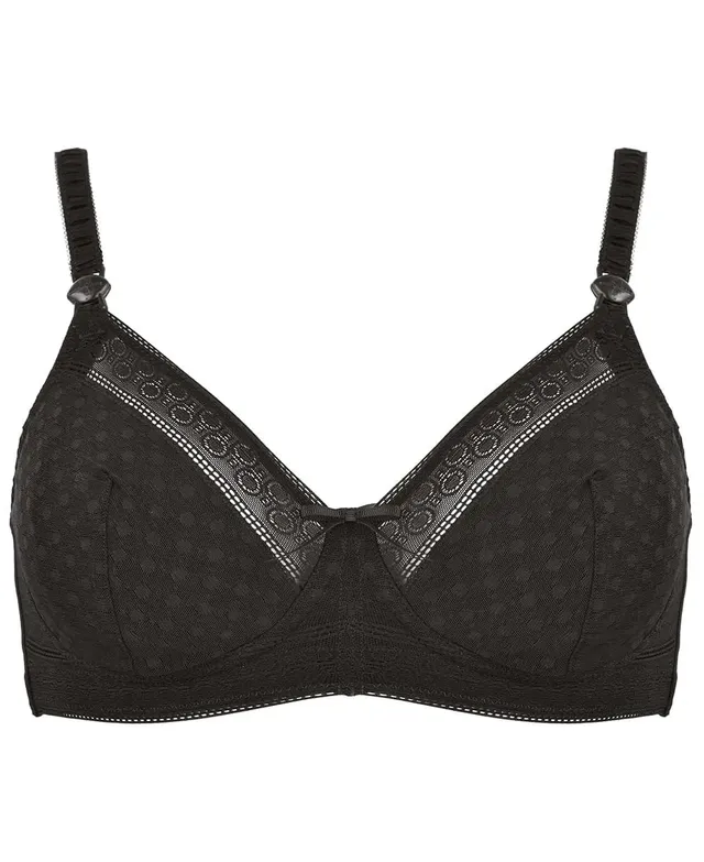cache-c-ur-mosaic-soutien-gorge-de-grossesse-et-d-allaitement-noir image 1