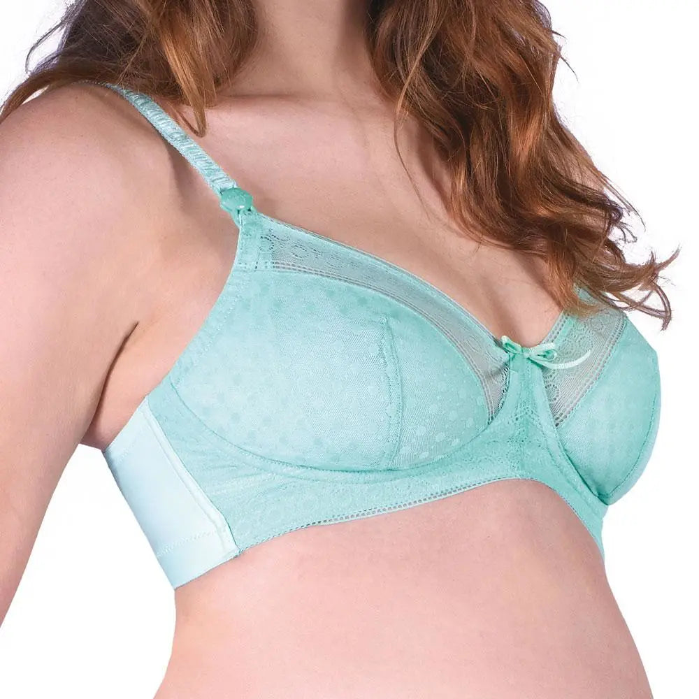 cache-c-ur-mosaic-soutien-gorge-grossesse-et-allaitement-sans-armature-vert-d-ea image 2