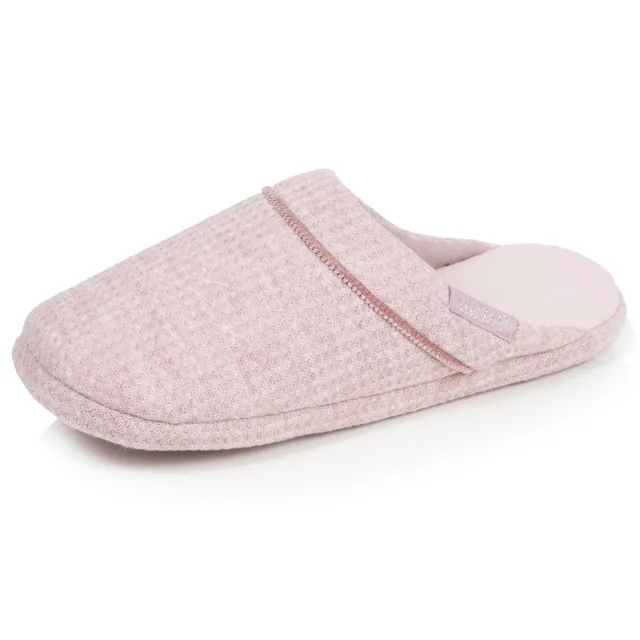 isotoner-mules-femme-blush-chin-maille-nid-d-abeille image 1