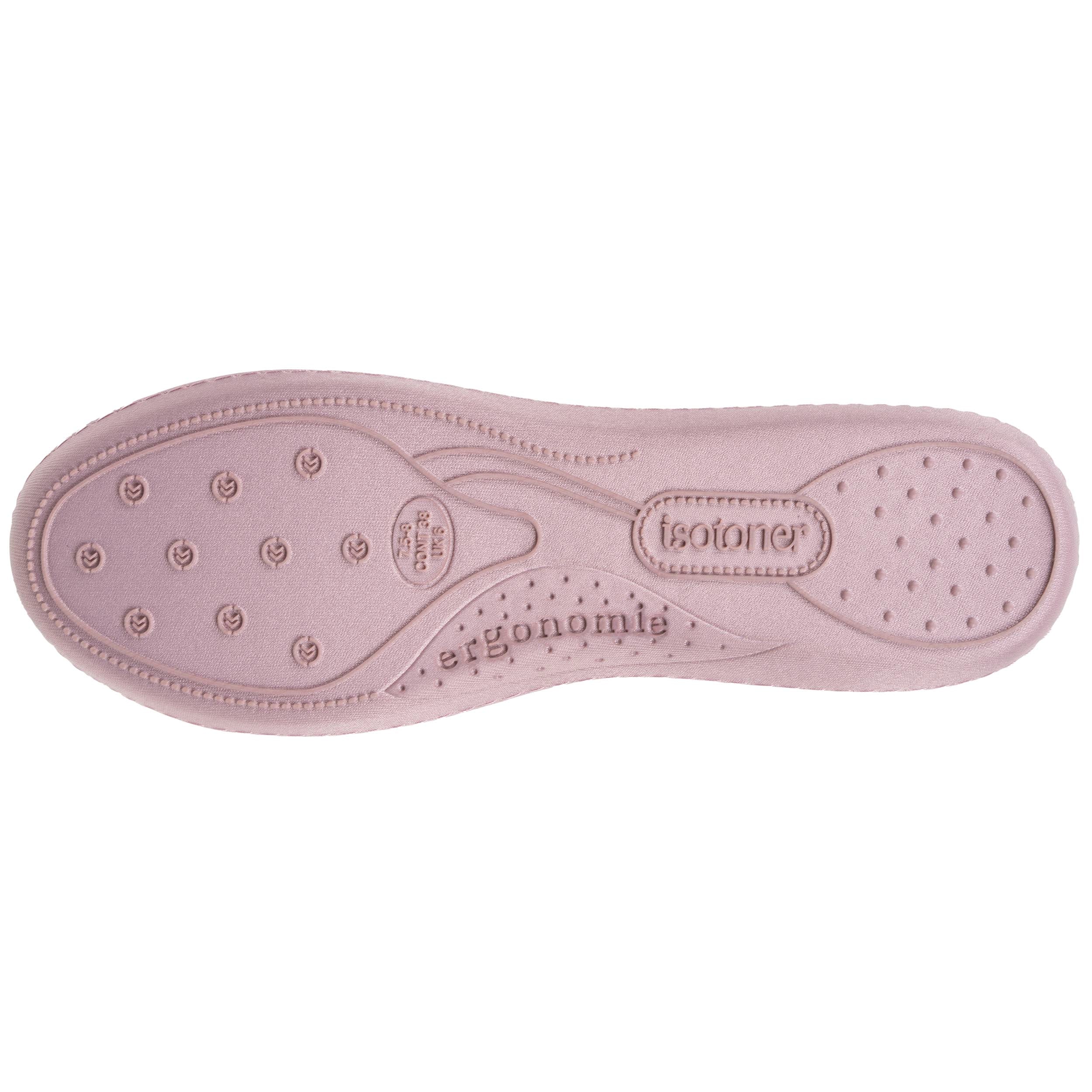 isotoner-chaussons-ballerines-femme-l-opard-blush image 5