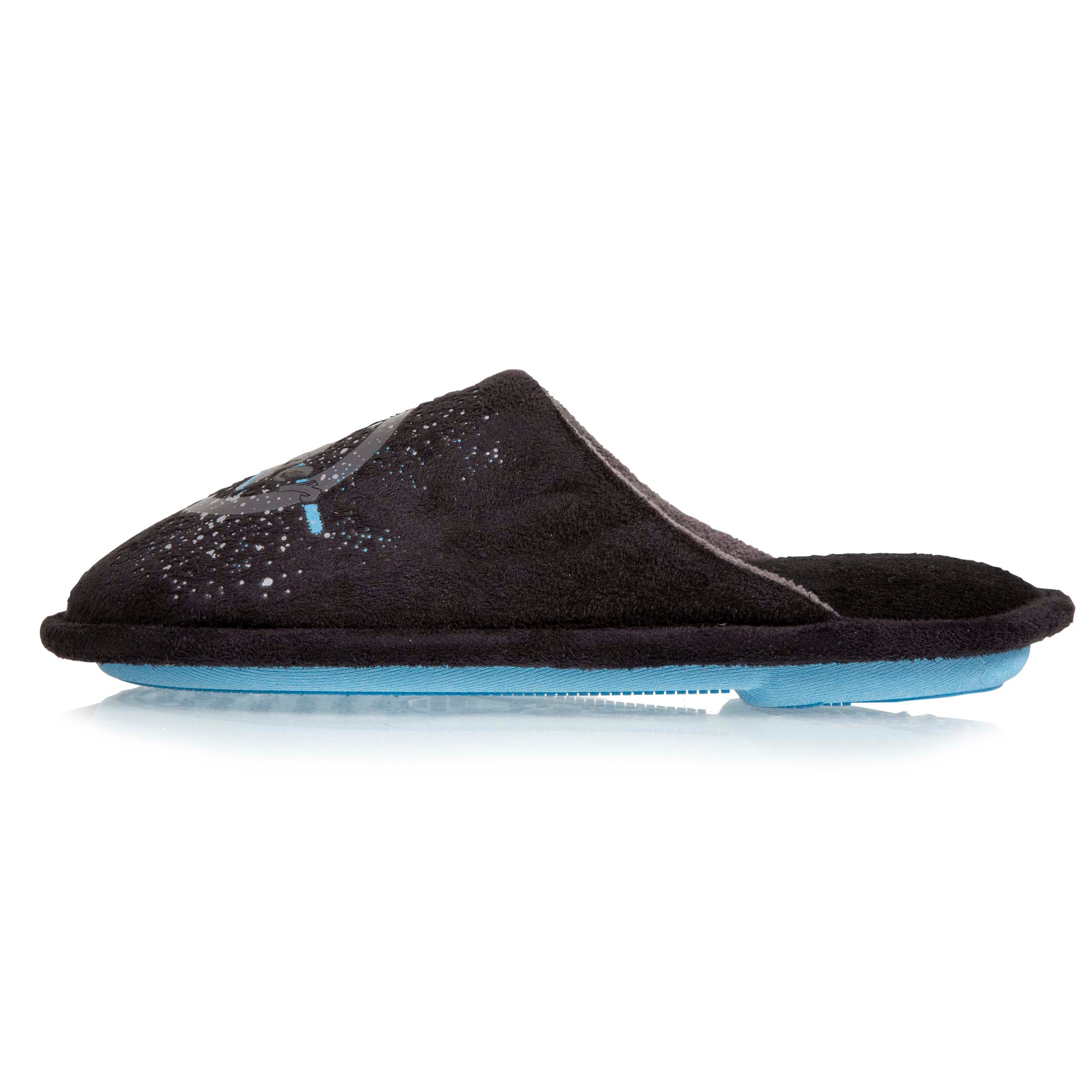isotoner-chaussons-mules-plates-junior-noir-logo image 3