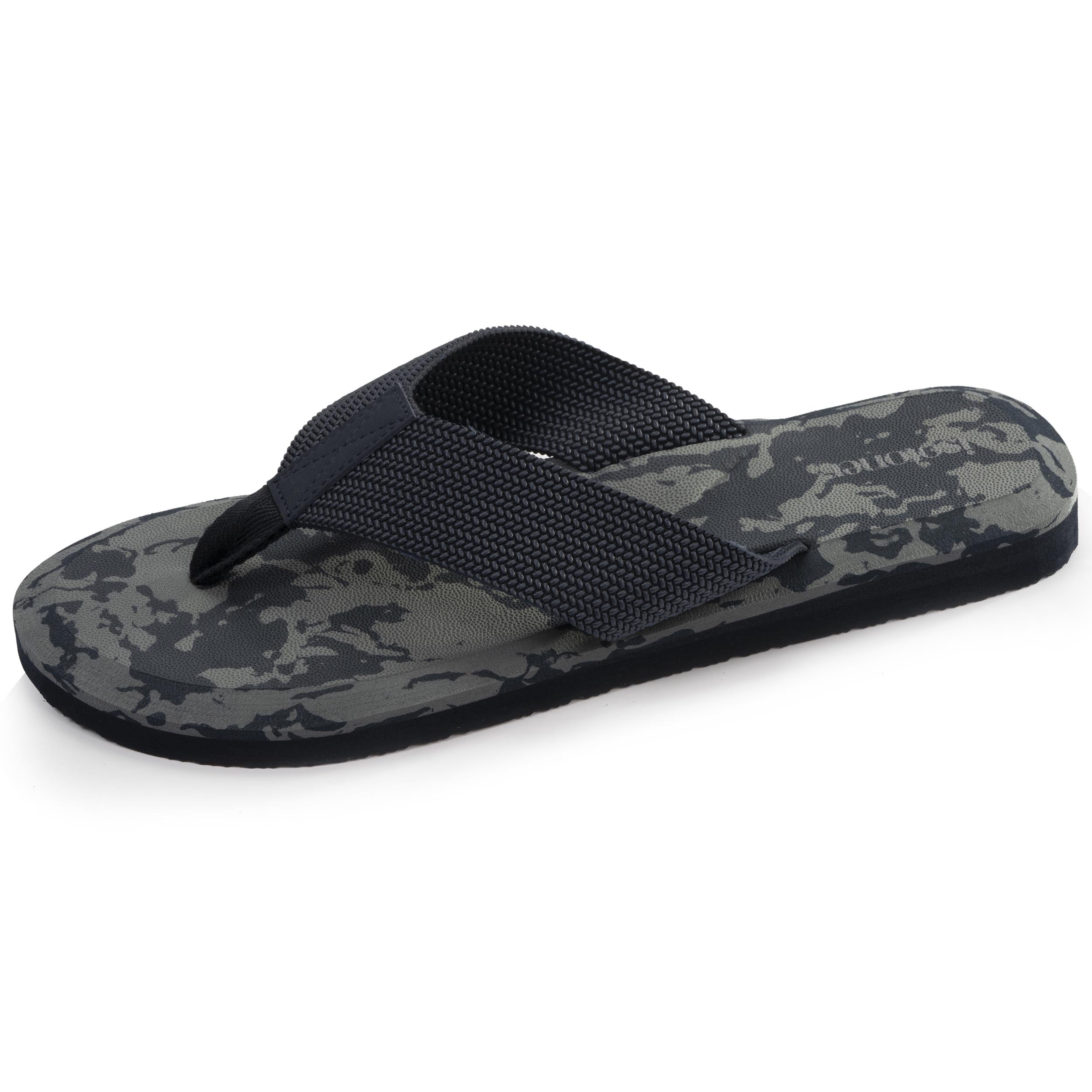 isotoner-tongs-homme-sport-camouflage-marine image 1