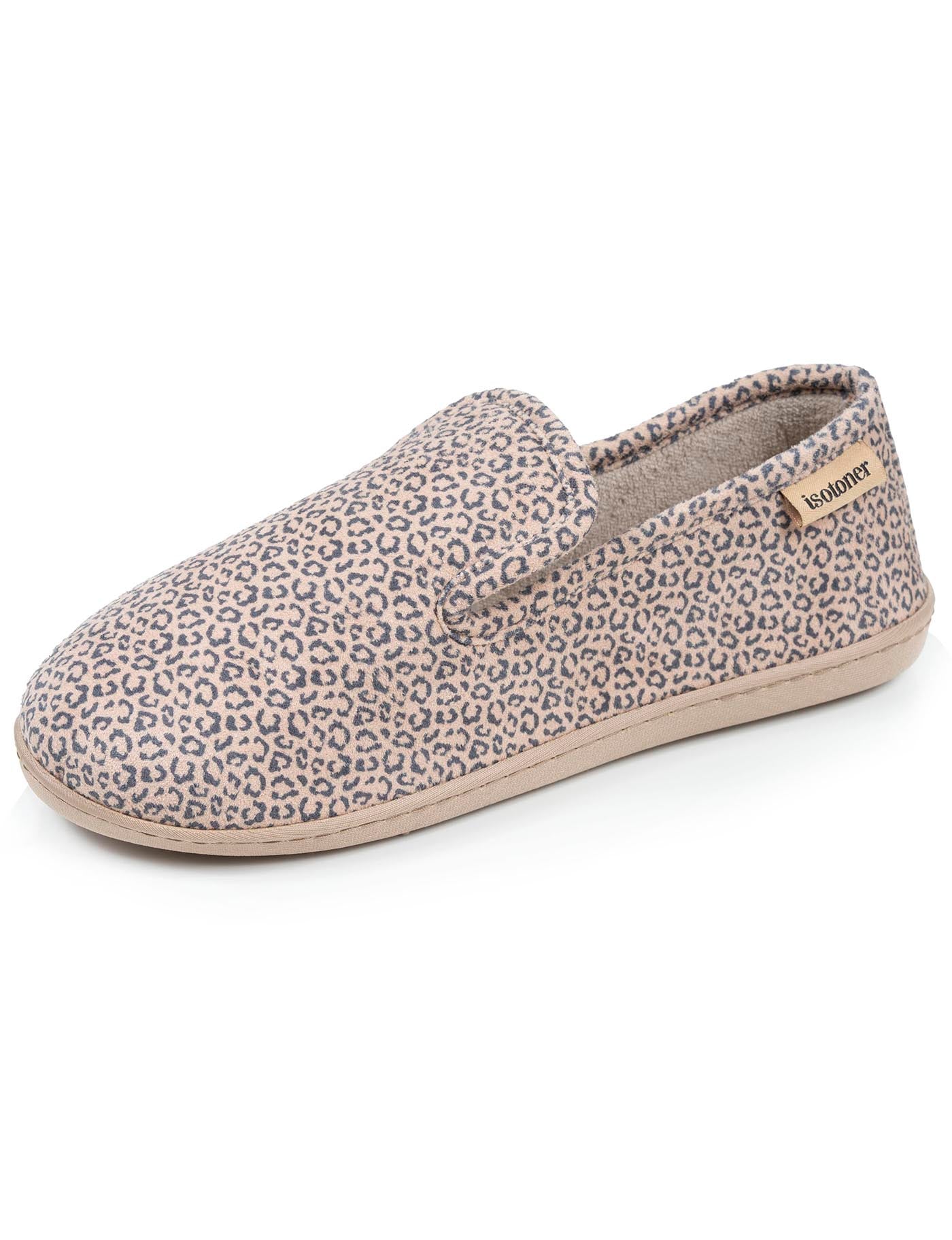 isotoner-chaussons-charentaises-femme-l-opard-beige image 6