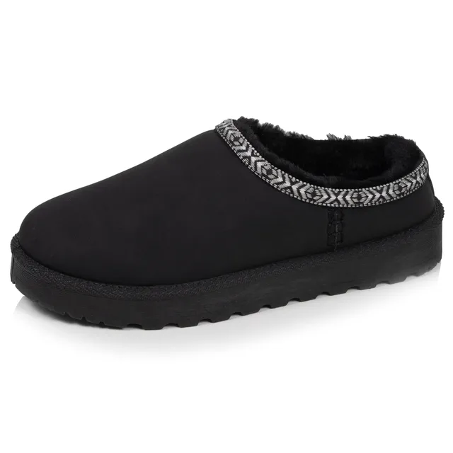isotoner-sabots-cozy-femme-fourr-s-noir-everywear image 1