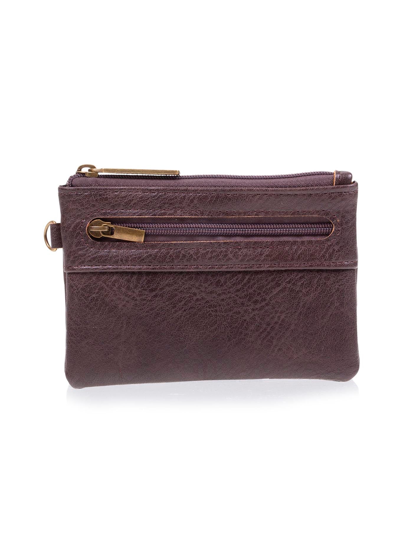 isotoner-porte-monnaie-zipp-homme-marron-rfid-12x8-5cm image 6