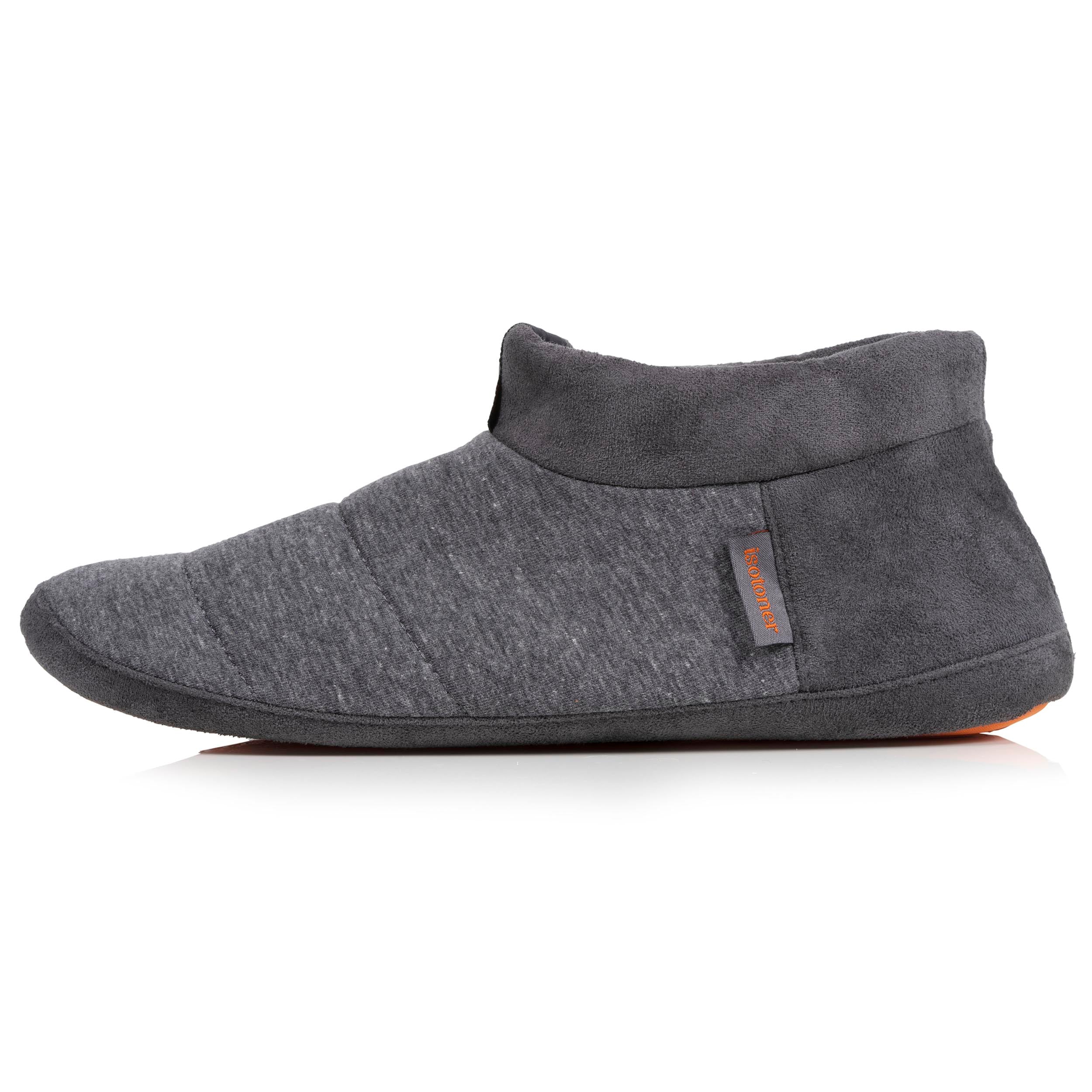 isotoner-chaussons-bottillons-homme-gris-chin image 3