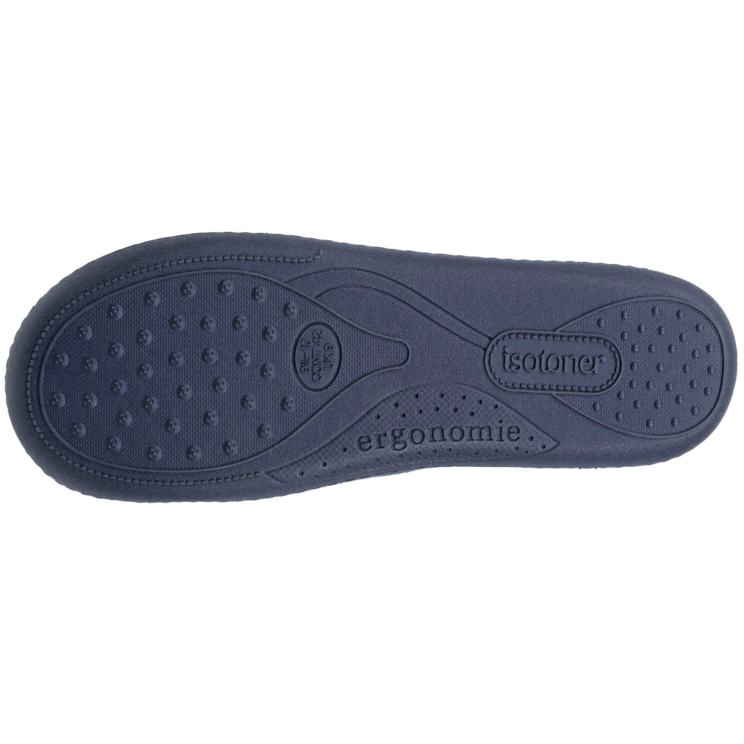 isotoner-chaussons-charentaises-homme-marine-chin image 4